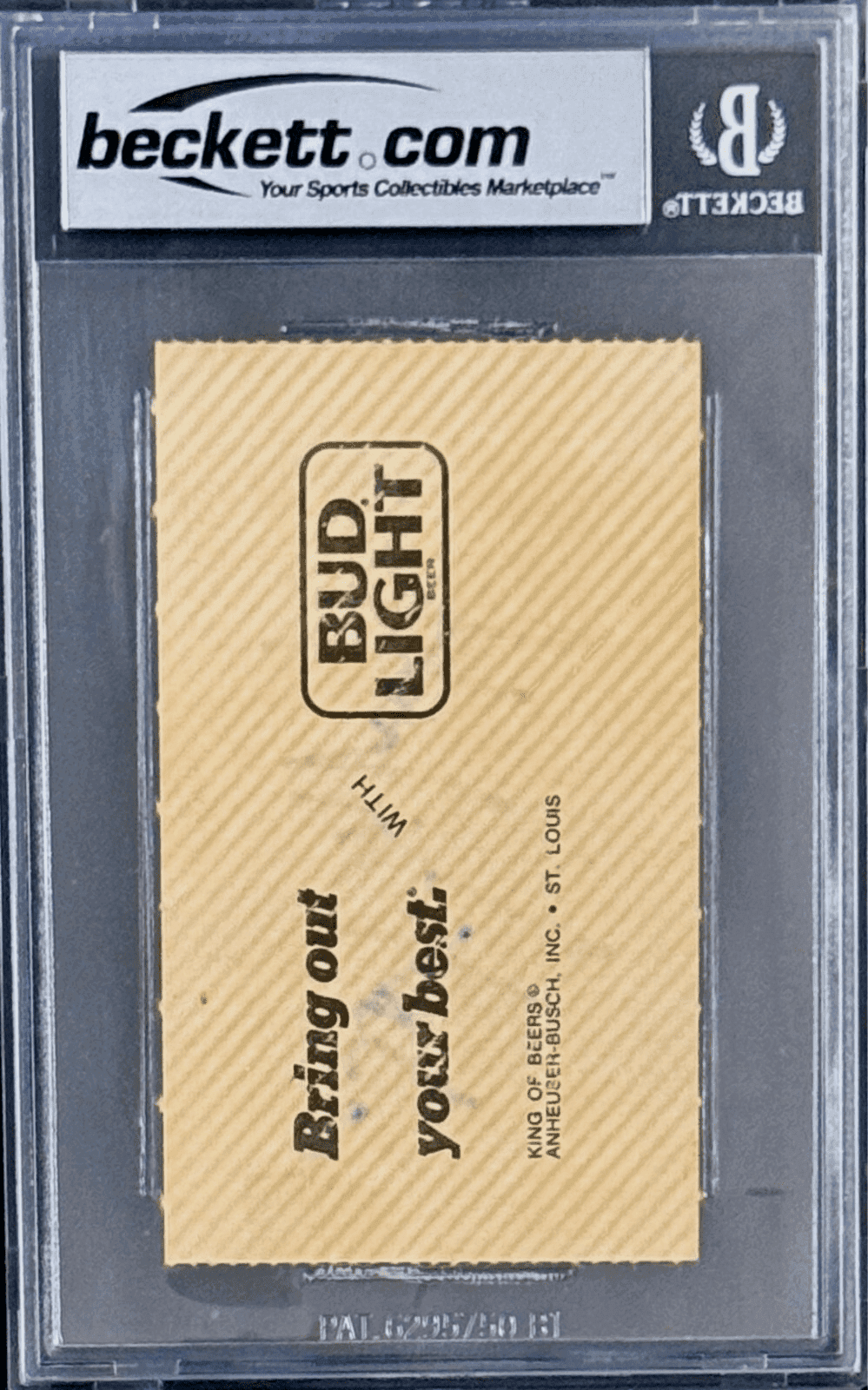 Hulk Hogan Signed WWF Ticket Stub Vs Paul Orndorff Tittle Match Beckett 4 VG-EX Hulk Hogan Ticket Stub hulk-hogan-wwf-vs-paul-orndorff, view 3, supplier stock photo