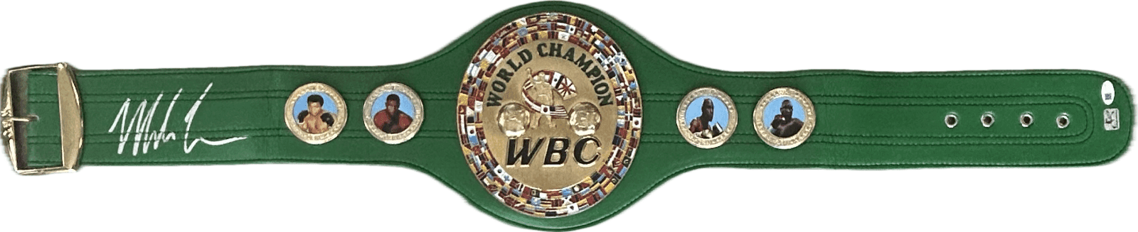 Mike Tyson Signed Autographed Green Belt JSA & Mike Tyson Authenticated Mike Tyson Other mike-tyson-green-belt, supplier stock photo