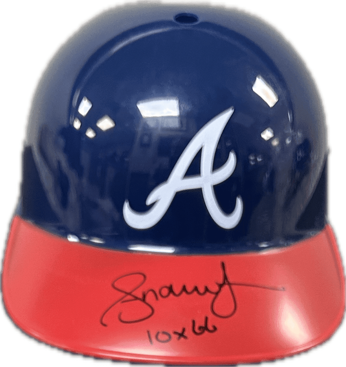 Andruw Jones Signed Atlanta Braves Souvenir Batting Helmet JSA 10x GG Andruw Jones Helmet andruw-jones-souvenir-batting-10x-gg, Atlanta Braves, supplier stock photo