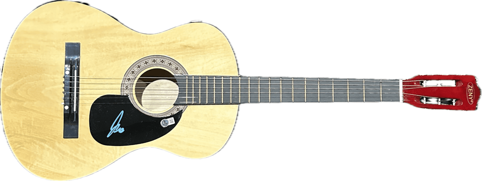 Teddy Swims Signed Natural Acoustic 38 inch Guitar Beckett BT70876 Teddy Swims Other bt70876-teddy-swims-natural-acoustic-38-inch, supplier stock photo