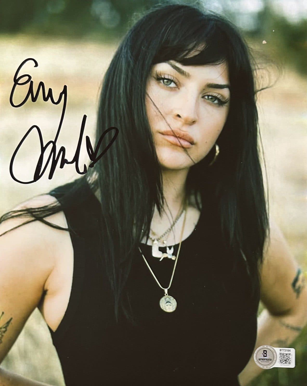 Emmy Meli Signed Autograph 8×10 Beckett 1 R&B Pop Singer Emmy Meli Other 8x10-emmy-meli-8-10-1-pop, supplier stock photo