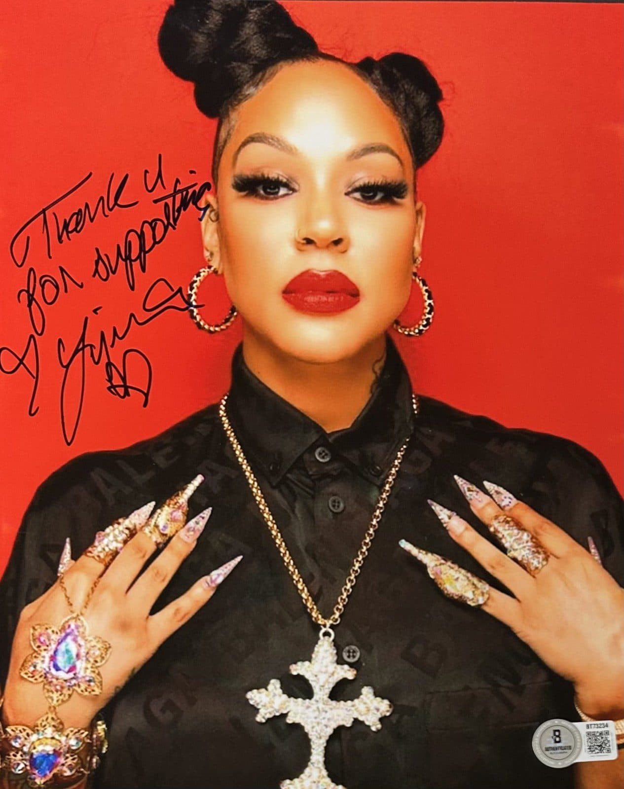 Lyrica Anderson Signed Autograph 8×10 Beckett Singer Songwriter 2 Lyrica Anderson Other 8x10-lyrica-anderson-8-10-singer-songwriter, supplier stock photo