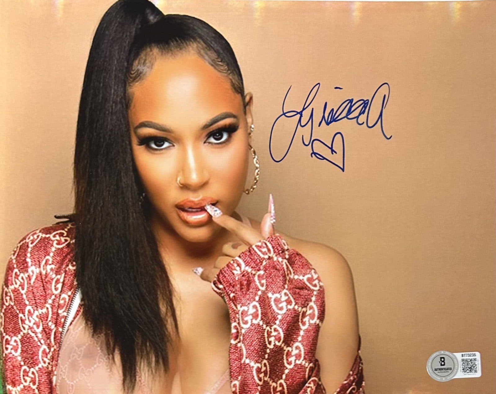 Lyrica Anderson Signed Autograph 8×10 Beckett Singer Songwriter 1 Lyrica Anderson Other 8x10-lyrica-anderson-8-10-singer-songwriter, supplier stock photo