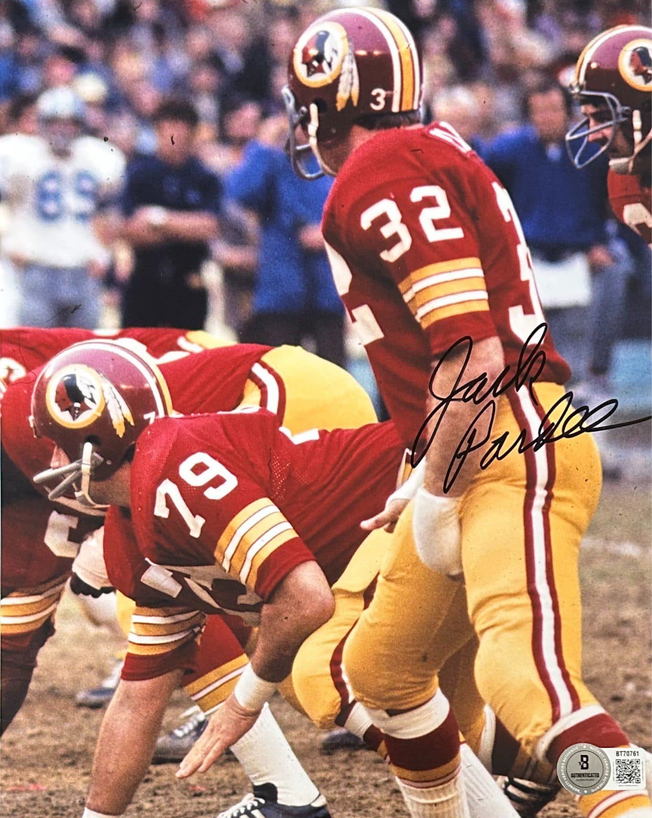 Jack Pardee Signed Autographed 8×10 Photo Beckett Washington Redskins #2 Jack Pardee Photo 8x10-jack-pardee-8-10-redskins-2, Washington Commanders, supplier stock photo