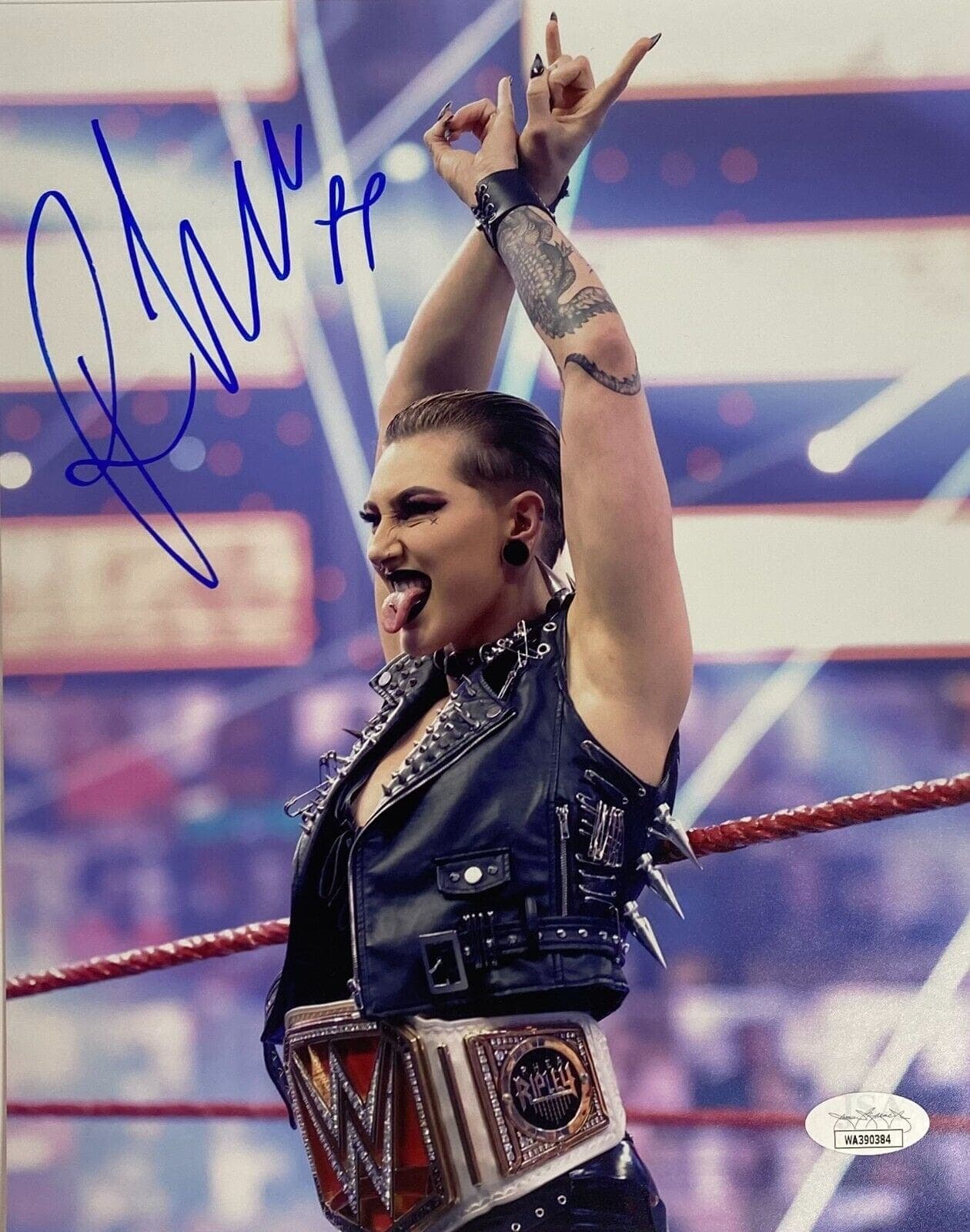 Rhea Ripley Signed Autographed 8×10 Photo JSA Authenticated #7 Rhea Ripley Photo 8x10-rhea-ripley-8-10-7, supplier stock photo