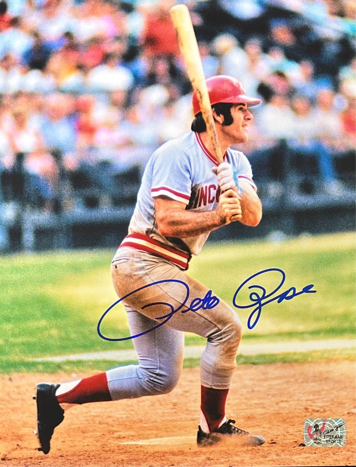 Pete Rose Signed Autographed 8×10 Photo Pete Rose Exclusive Hologram Red 5 Pete Rose Photo 8x10-pete-rose-8-10-hologram-red, Cincinnati Reds, supplier stock photo