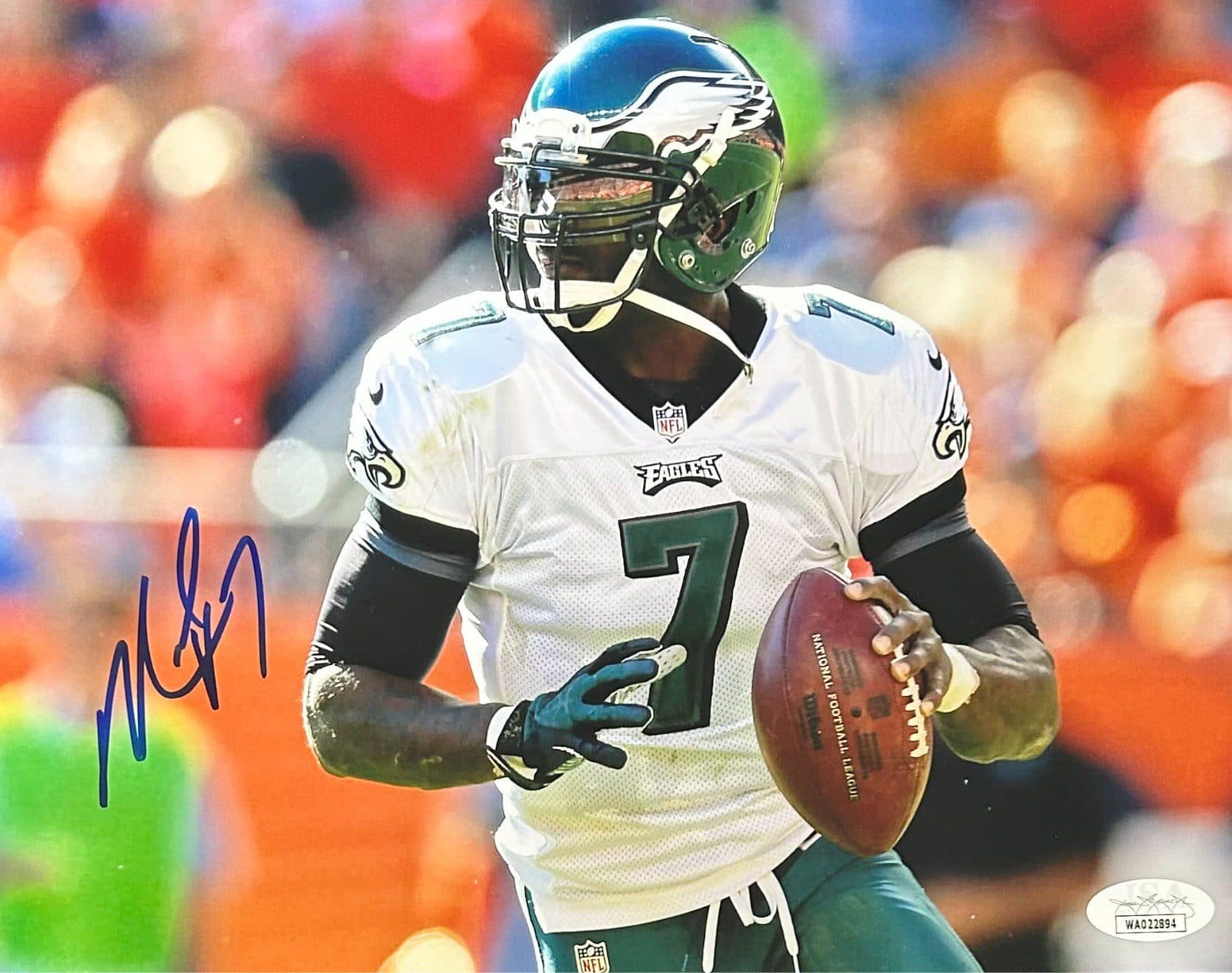 Michael Mike Vick Signed Autographed 8×10 Photo JSA Auth Philadelphia Eagles #1 Michael Vick Photo 8x10-michael-mike-vick-8-10-auth, Philadelphia Eagles, supplier stock photo