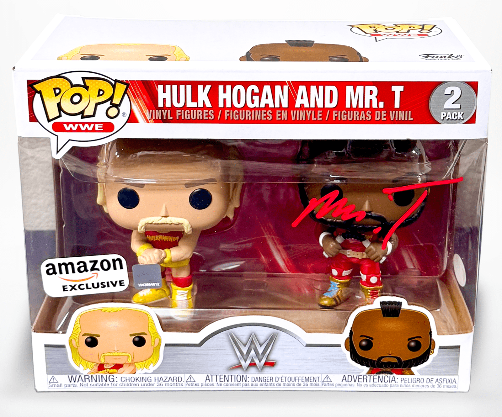 Mr. T Signed Autographed WWE Funko Pop 2 JSA Authenticated Hulk Hogan Hulk Hogan Other mr-wwe-funko-pop-2-hulk, supplier stock photo
