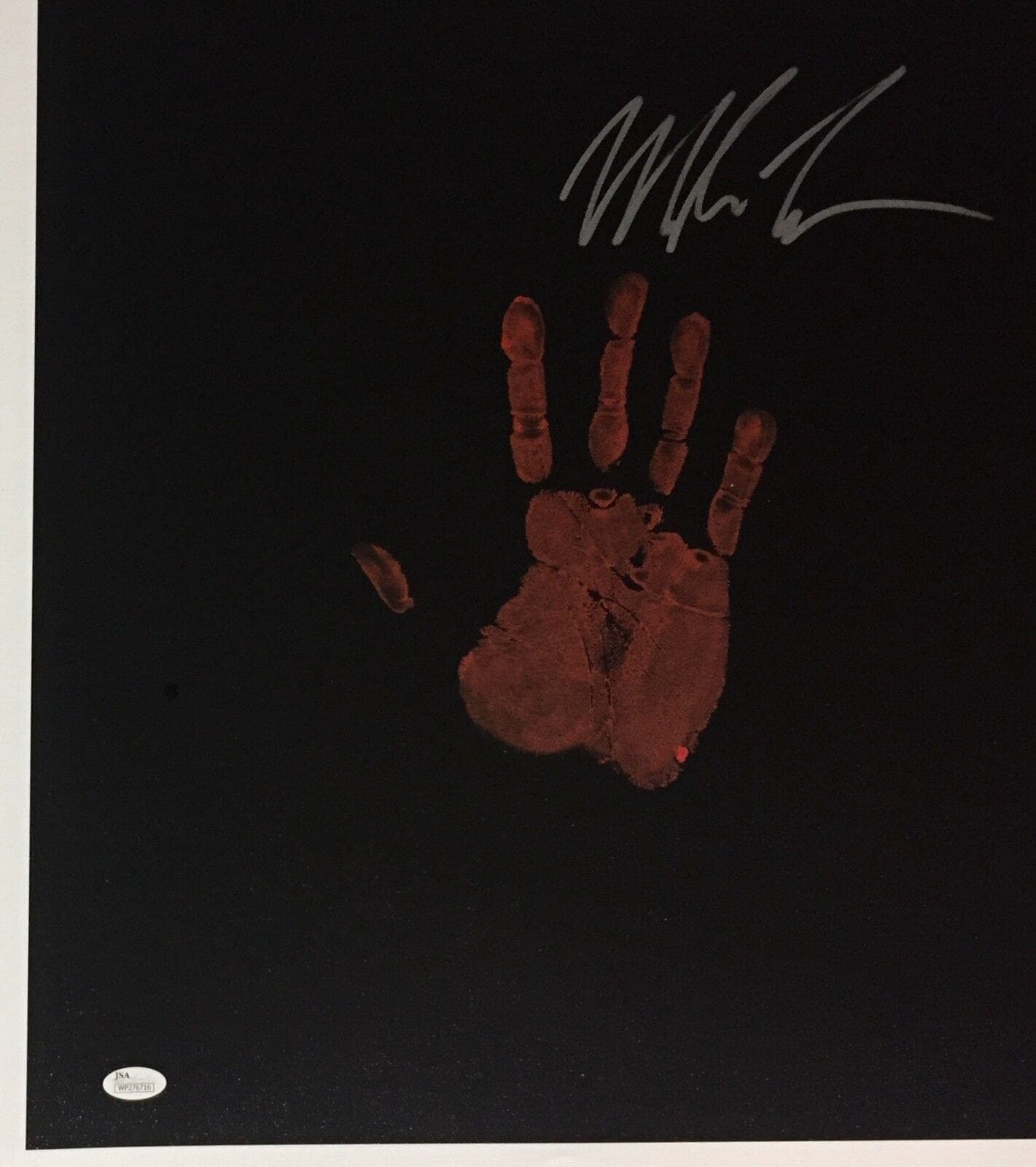 Mike Tyson Original Handprint Unstretched 20×36 Canvas Signed JSA #4 WP276716 Mike Tyson Canvas 20x36-original-handprint-unstretched-20-36-4, view 2, supplier stock photo