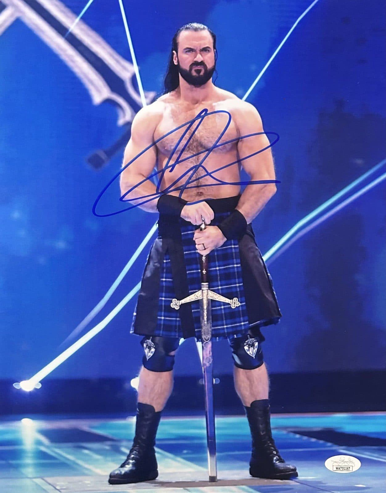 DREW MCINTYRE Autographed 11×14 Photo JSA AUTHENTICATED #1 Drew McIntyre Photo 11x14-drew-mcintyre-11-14-1, supplier stock photo