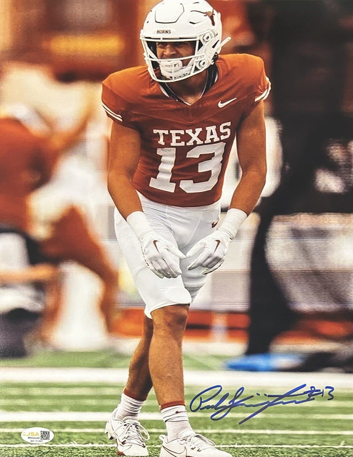 PARKER LIVINGSTONE AUTOGRAPHED 11×14 PHOTO JSA TEXAS LONGHORNS #1 Parker Livingstone Photo 11x14-parker-livingstone-11-14-1, Texas Longhorns, supplier stock photo