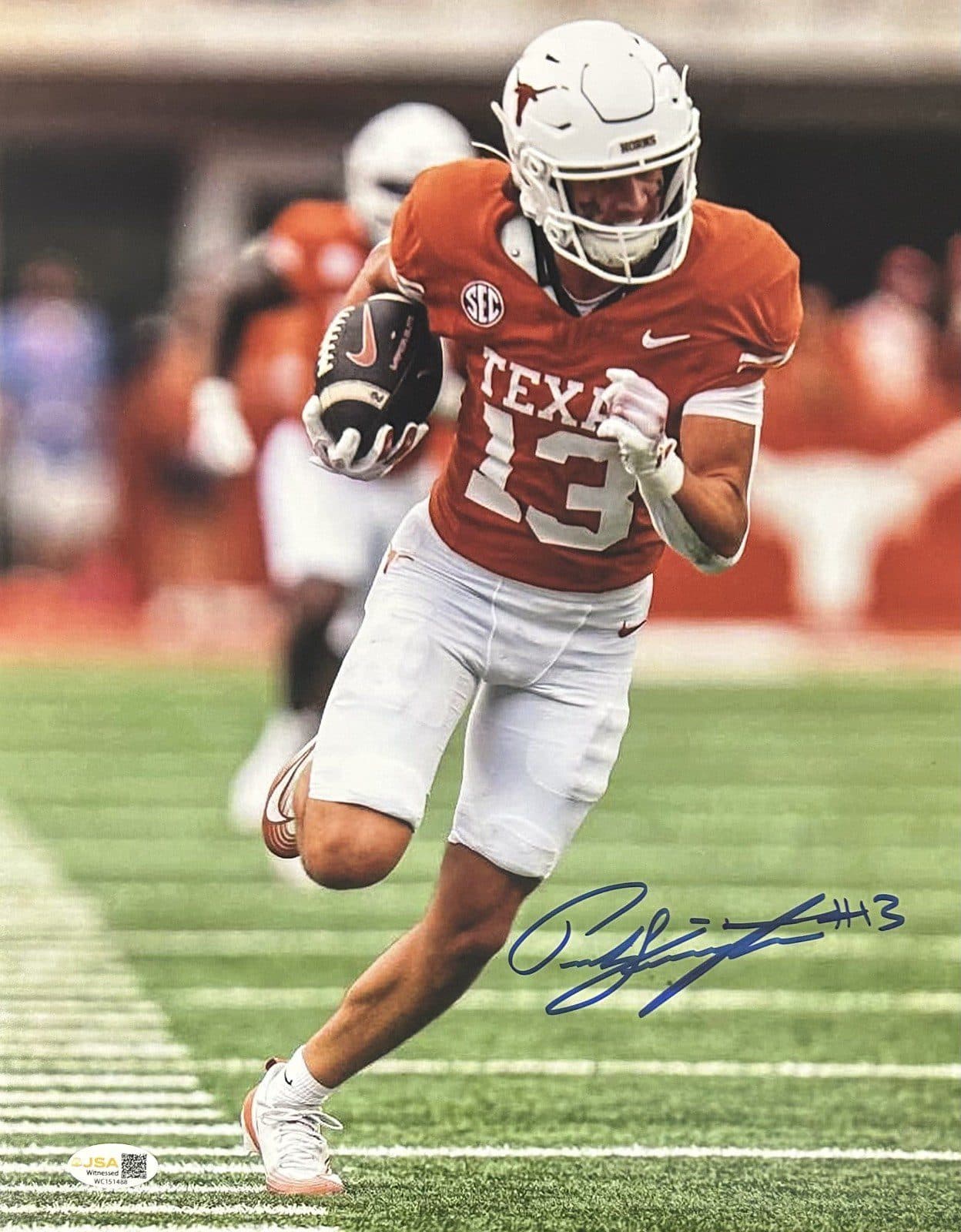 PARKER LIVINGSTONE AUTOGRAPHED 11×14 PHOTO JSA TEXAS LONGHORNS #3 Parker Livingstone Photo 11x14-parker-livingstone-11-14-3, Texas Longhorns, supplier stock photo