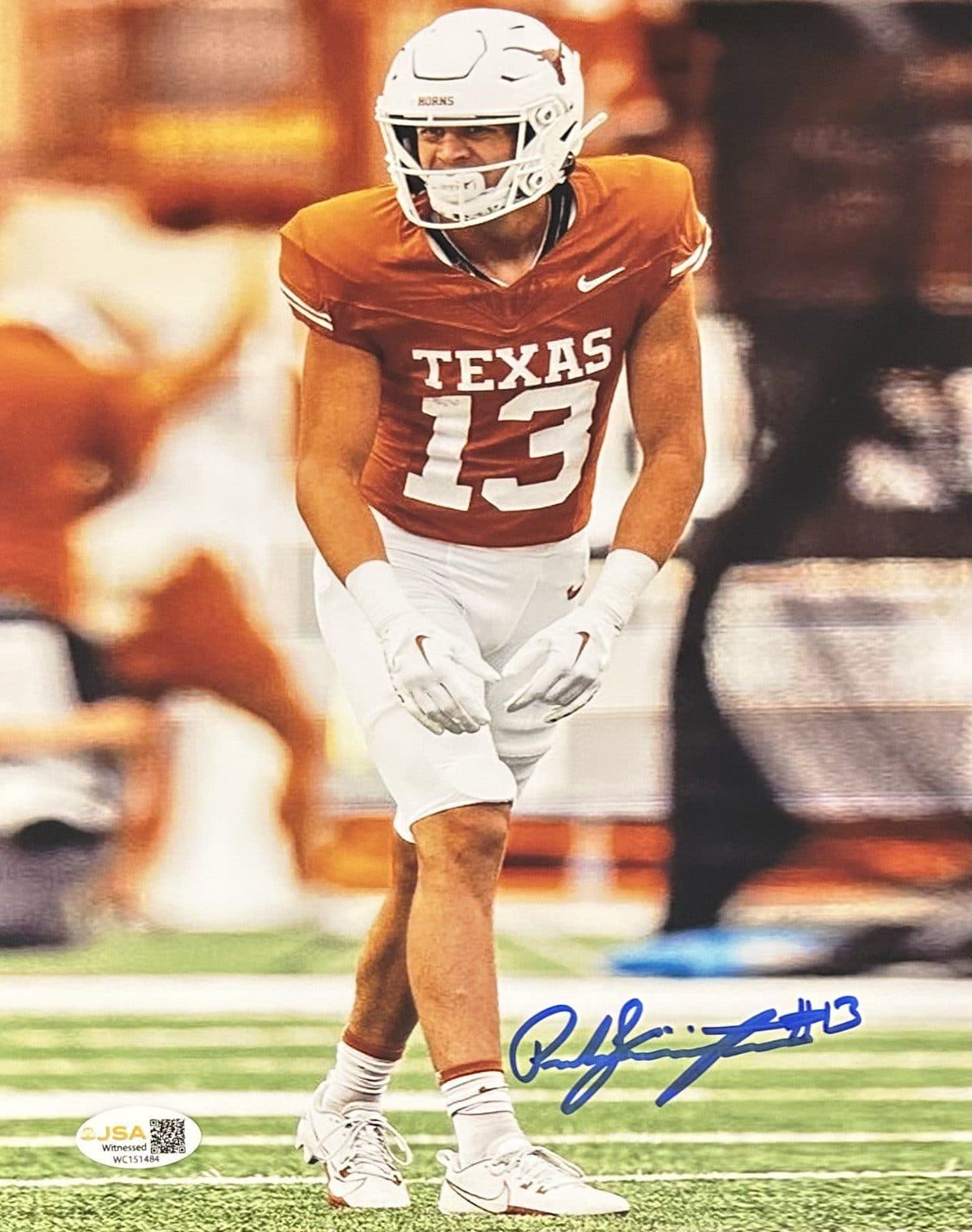 PARKER LIVINGSTONE AUTOGRAPHED 8×10 PHOTO JSA TEXAS LONGHORNS #1 Parker Livingstone Photo 8x10-parker-livingstone-8-10-1, Texas Longhorns, supplier stock photo