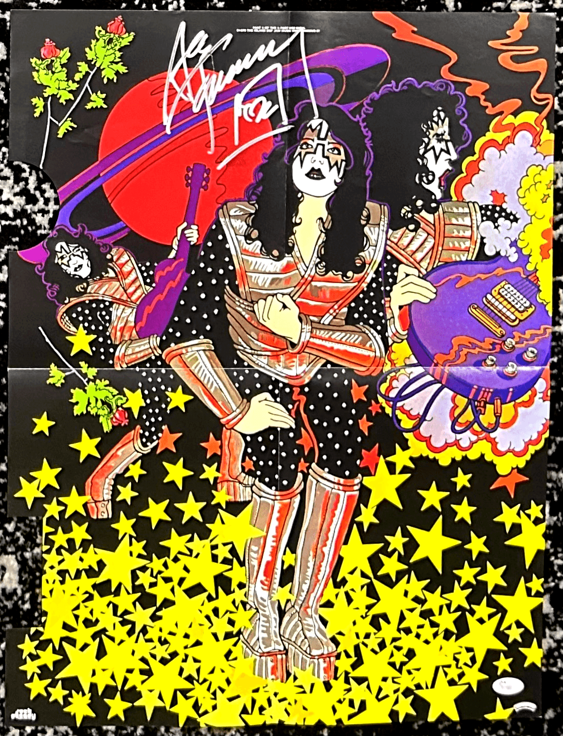 Ace Frehley KISS Signed Autographed Poster 17×22 JSA R23981 Ace Frehley KISS Other 17x22-r23981, supplier stock photo