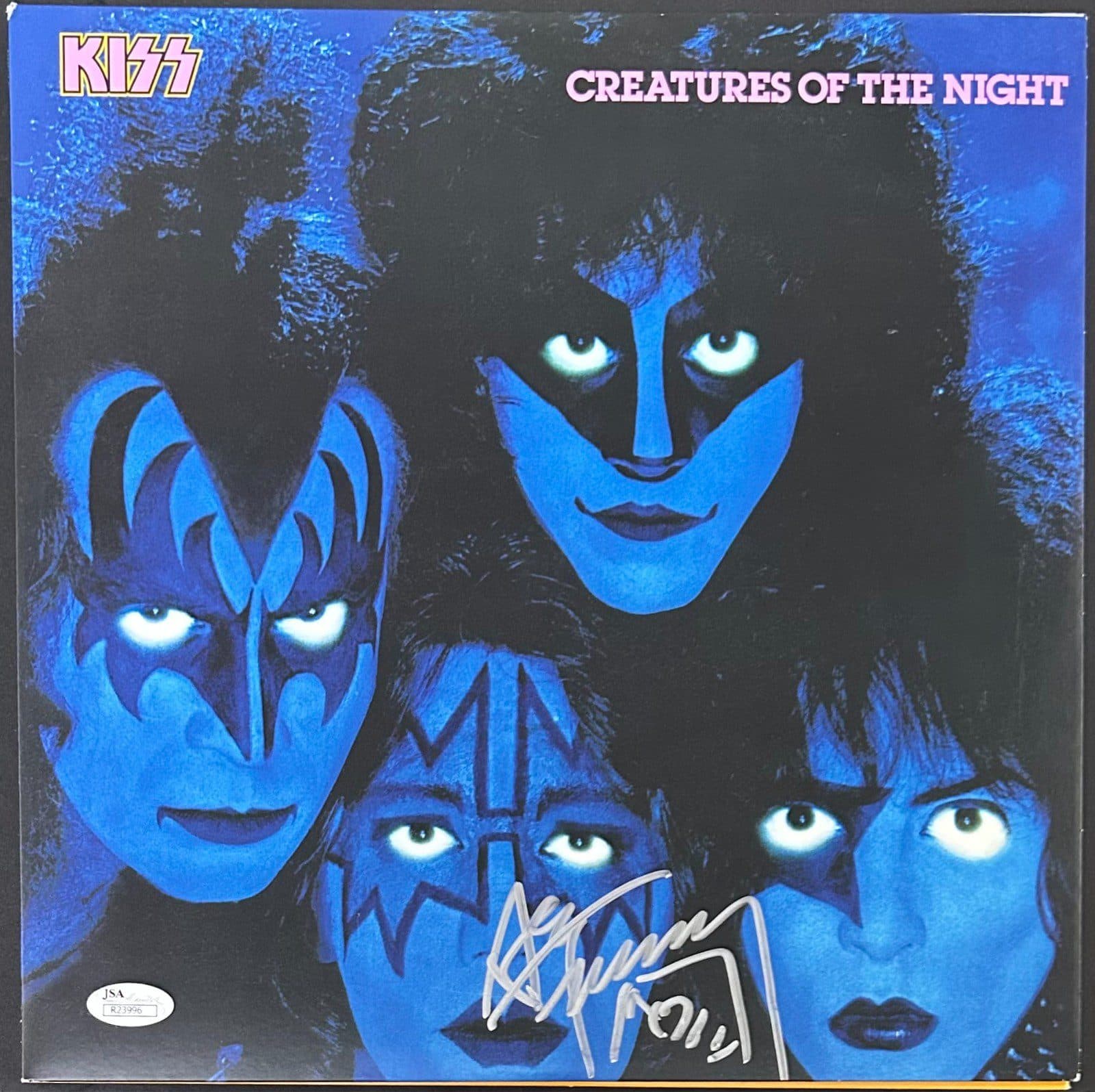 Ace Frehley KISS Signed Creatures of the Night Vinyl Record JSA R23996 Ace Frehley KISS Other r23996-ace-frehley-kiss-creatures-night-vinyl, supplier stock photo