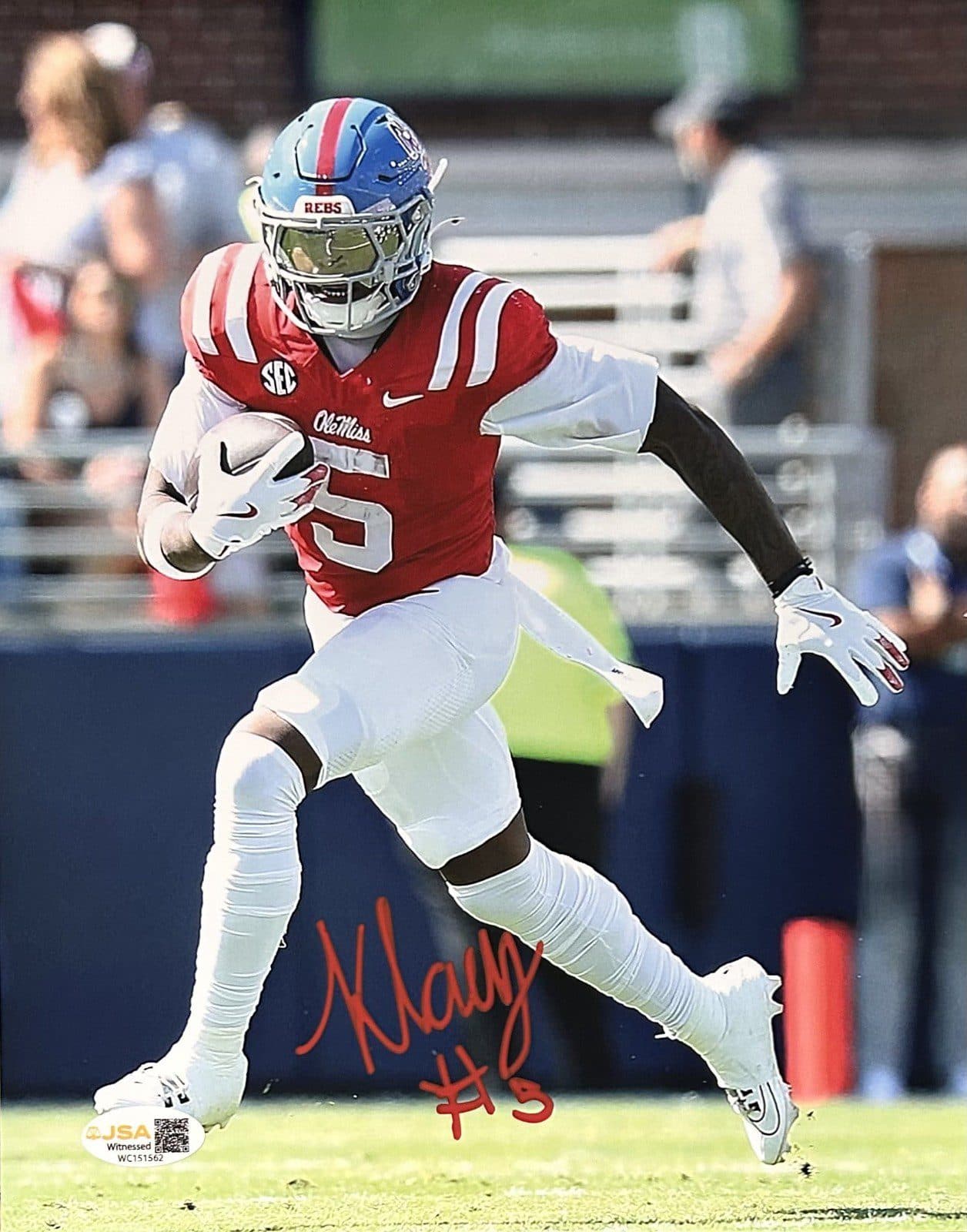 KEWAN LACY AUTOGRAPHED 8×10 PHOTO JSA AUTHENTICATED OLE MISS #3 Kewan Lacy Photo 8x10-kewan-lacy-8-10-3, Ole Miss Rebels, supplier stock photo