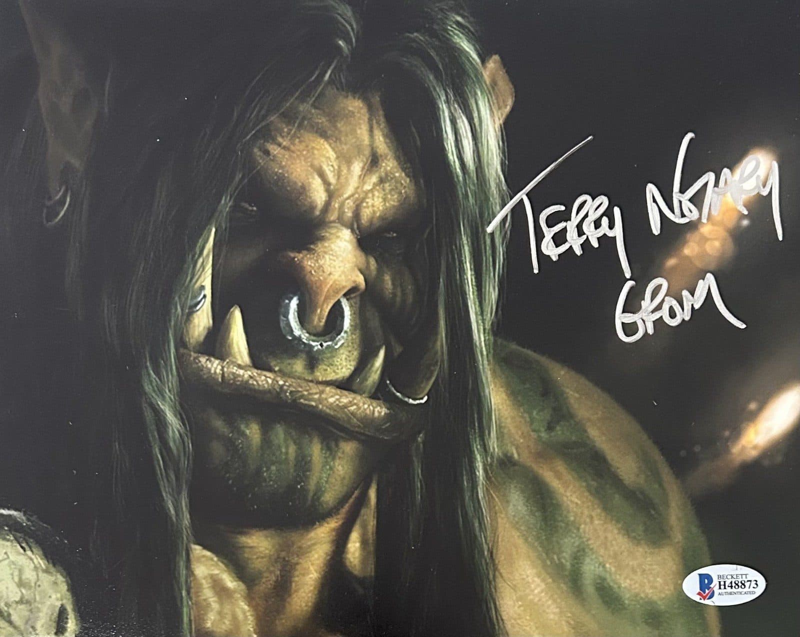 TERRY NOTARY SIGNED 8×10 PHOTO BECKETT GROM “WARCRAFT” 1 Terry Notary Photo 8x10-terry-notary-8-10-grom-warcraft, supplier stock photo