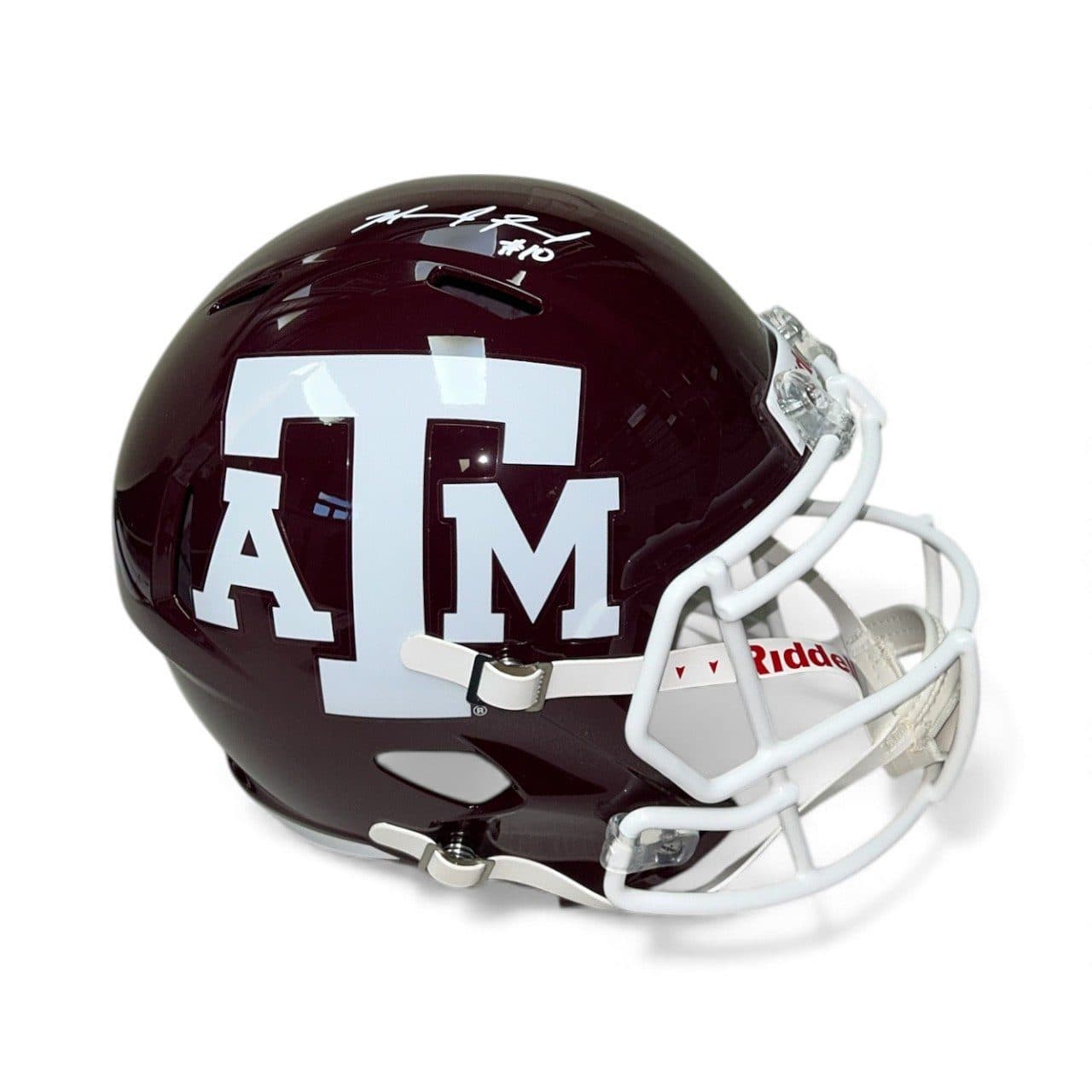 MARCEL REED AUTOGRAPHED MAROON TEXAS A&M SPEED FULL SIZE HELMET JSA 2 Marcel Reed Helmet marcel-reed-maroon-speed-full-size, Texas A&M Aggies, supplier stock photo