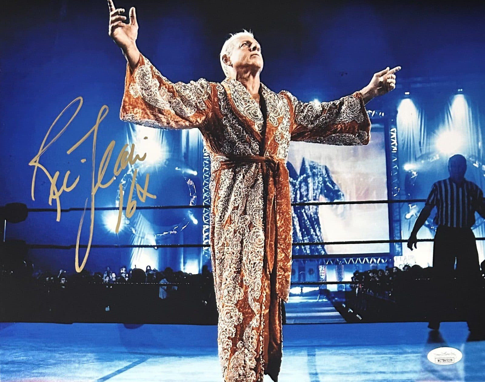 RIC FLAIR AUTOGRAPHED 11×14 PHOTO JSA WWE WCW #23 16X GOLD Ric Flair Photo 11x14-ric-flair-11-14-wwe-wcw, supplier stock photo