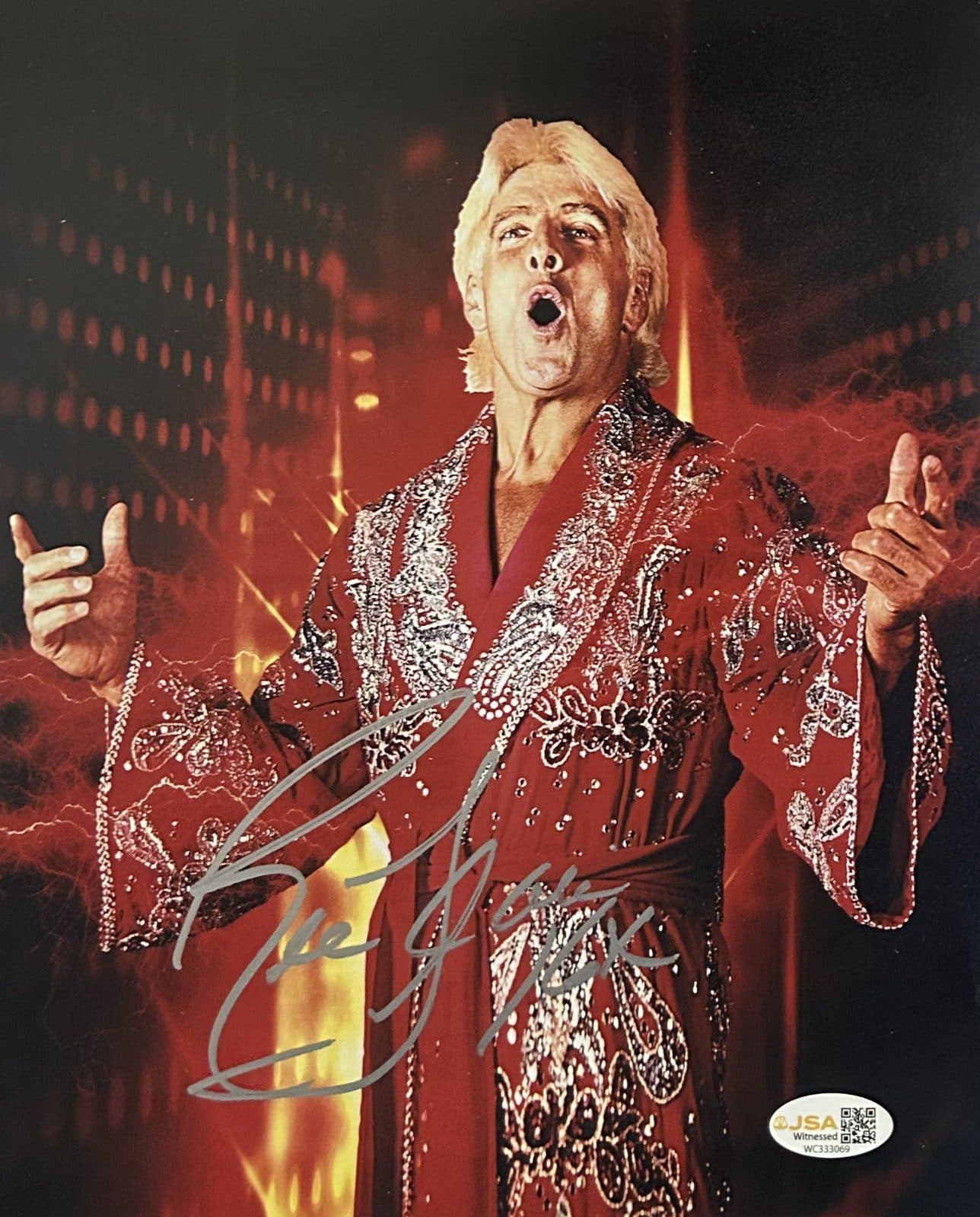RIC FLAIR AUTOGRAPHED 8×10 Photo JSA AUTHENTICATED WWE WCW #10 V SILVER 16X Ric Flair Photo 8x10-ric-flair-8-10-wwe-wcw, supplier stock photo