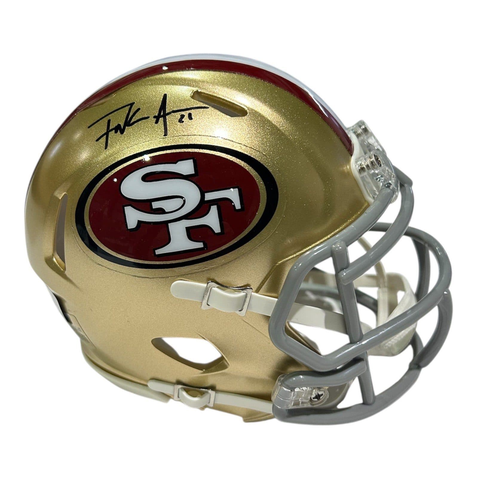 FRANK GORE AUTOGRAPHED SAN FRANCISCO 49’ERS SPEED MINI HELMET BECKETT Frank Gore Helmet frank-gore-speed-mini, San Francisco 49ers, supplier stock photo
