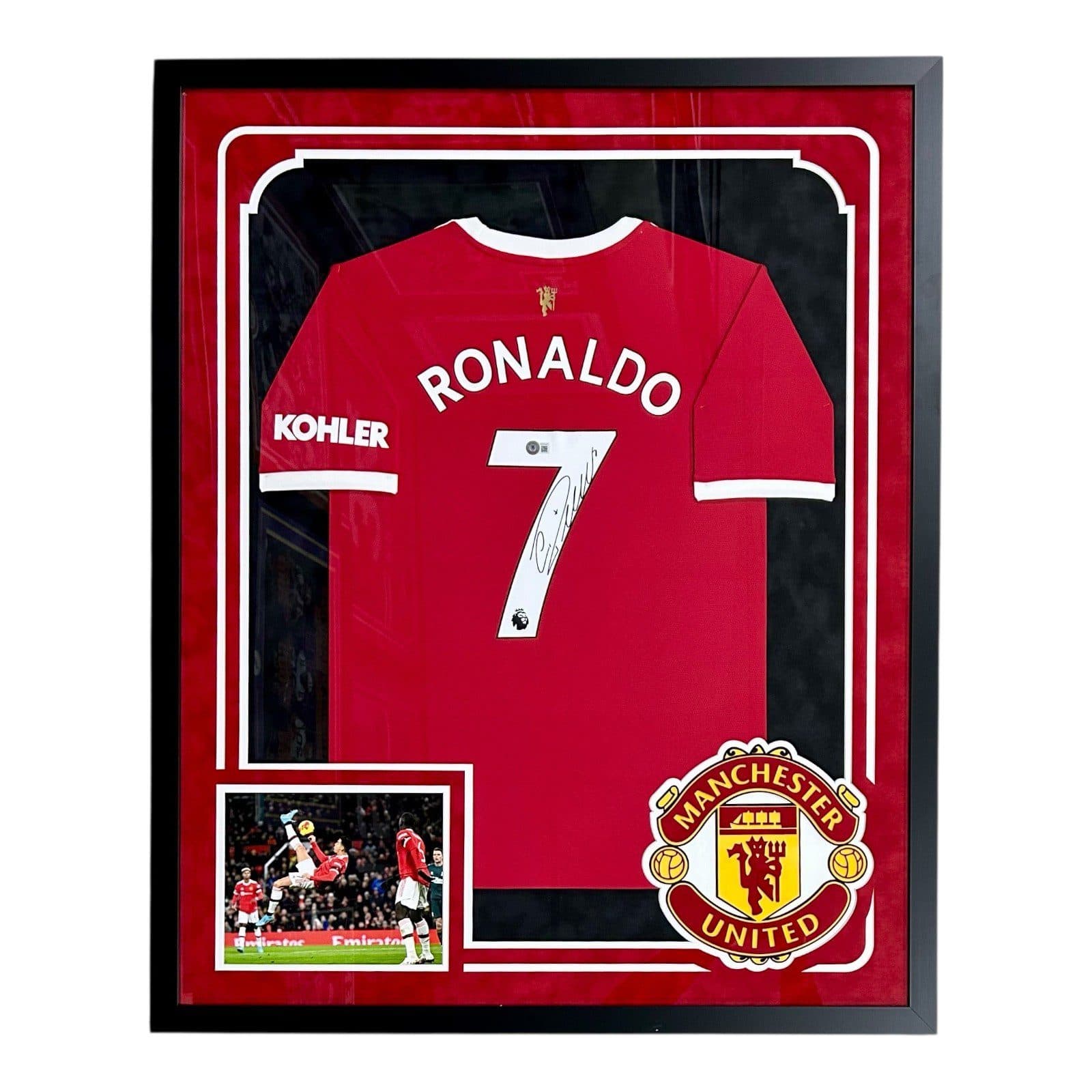 CRISTIANO RONALDO AUTOGRAPHED FRAMED RED SOCCER JERSEY BECKETT Cristiano Ronaldo Jersey cristiano-ronaldo-framed-red-soccer, supplier stock photo
