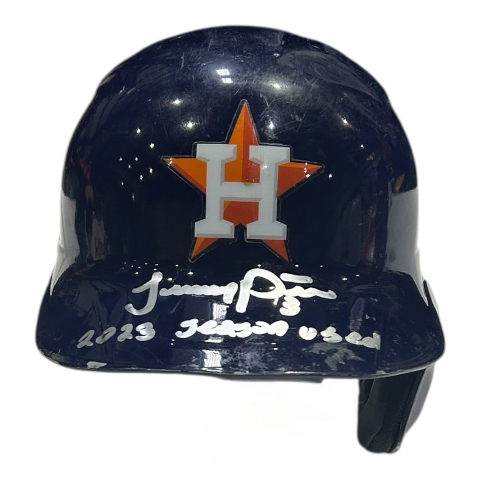 JEREMY PENA SIGNED 2023 SEASON GAME USED RAWLINGS HOUSTON ASTROS HELMET MLB HOLO Jeremy Peña Helmet jeremy-pena-2023-season-game-used, Houston Astros, supplier stock photo