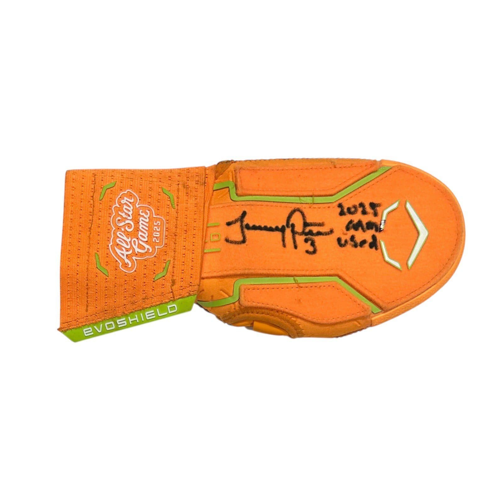 JEREMY PENA SIGNED 2025 SEASON GAME USED EVOSHIELD SLIDING GUARD MITT ALL Star Jeremy Peña Glove jeremy-pena-2025-season-game-used, Houston Astros, supplier stock photo