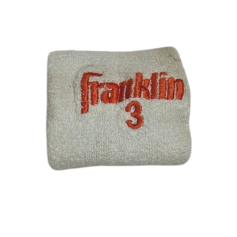JEREMY PENA HOUSTON ASTROS GAME USED FRANKLIN WRISTBAND WHITE ORANGE Jeremy Peña Other jeremy-pena-game-used-franklin-wristband, Houston Astros, supplier stock photo