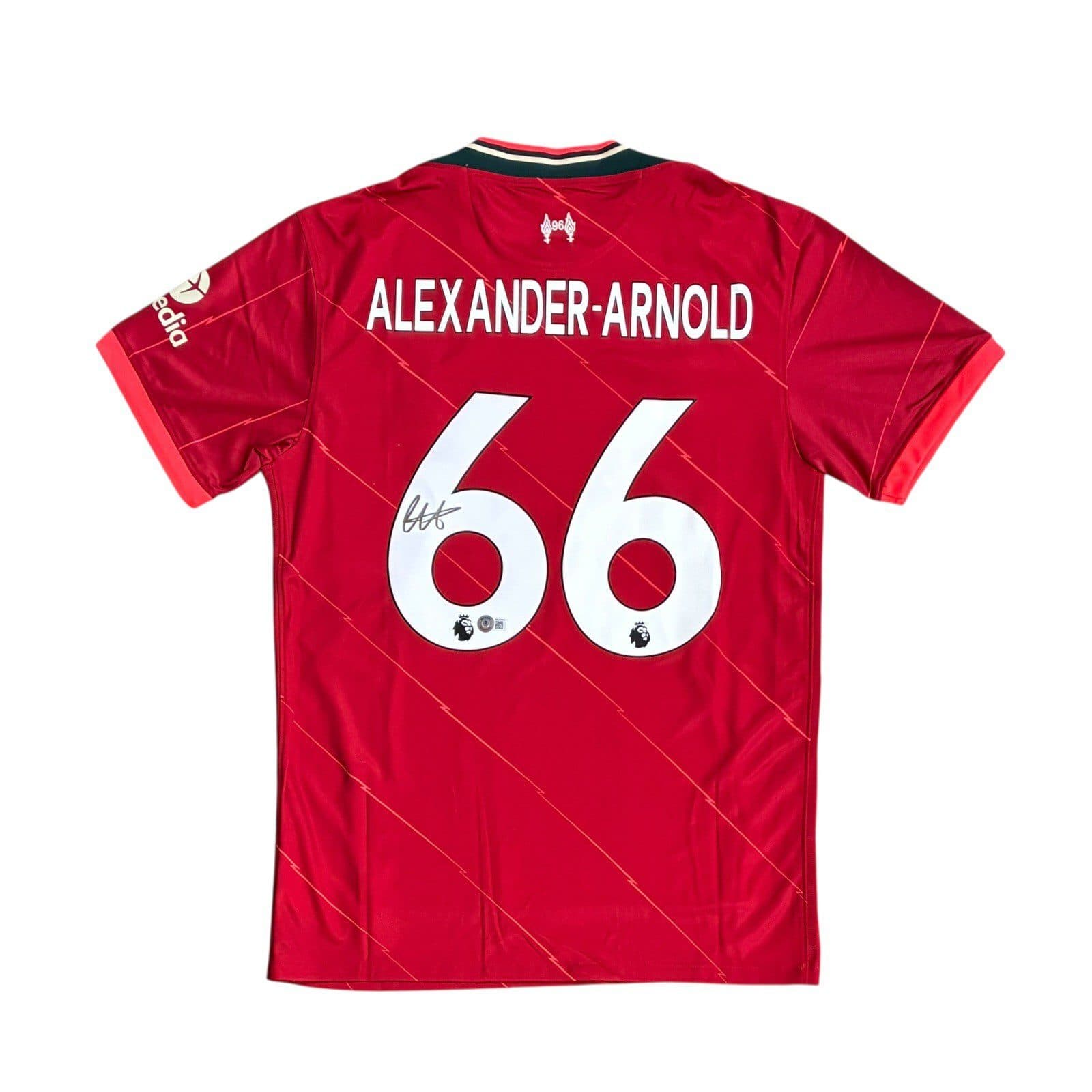 TRENT ALEXANDER-ARNOLD AUTOGRAPHED LIVERPOOL FC JERSEY BECKETT AUTHENTICATION Trent Alexander-Arnold Jersey trent-alexander-arnold, Liverpool FC, supplier stock photo