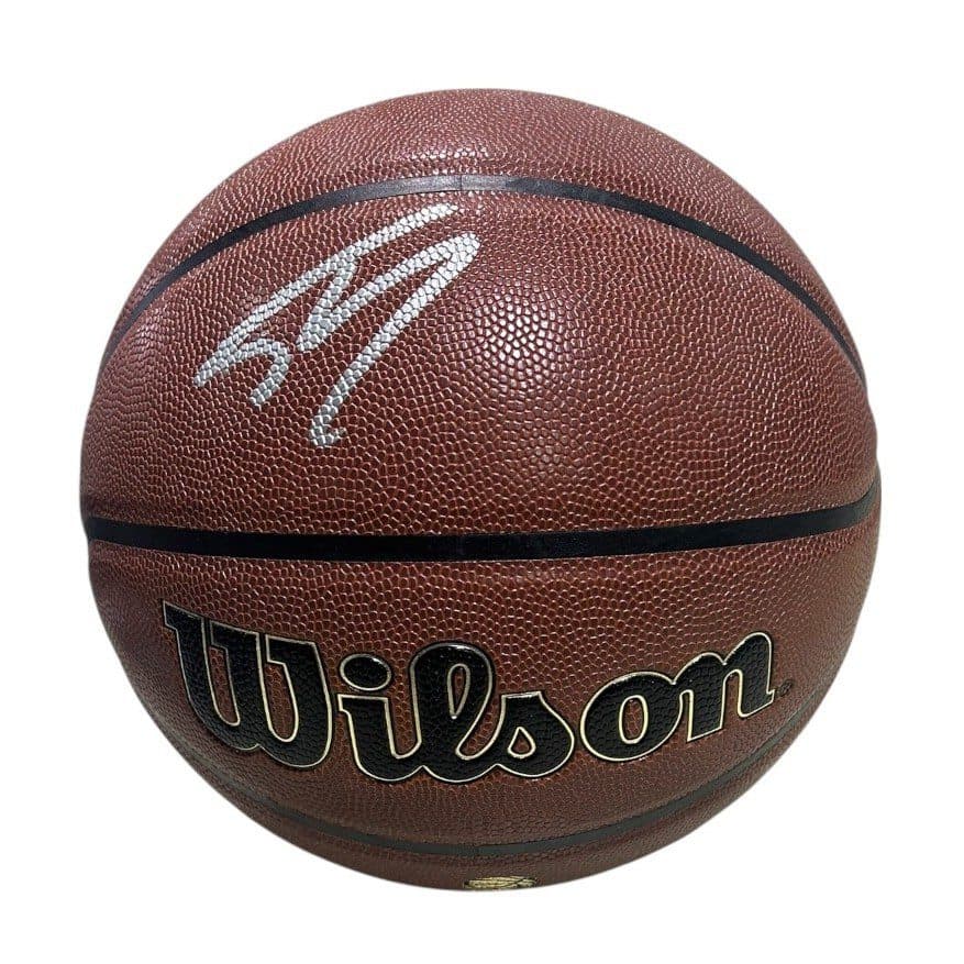 SHAQUILLE SHAQ O’NEAL AUTOGRAPHED WILSON TROPHY SERIES BASKETBALL JSA Shaquille O'Neal Ball shaquille-shaq-oneal-wilson-trophy-series, Los Angeles Lakers, supplier stock photo