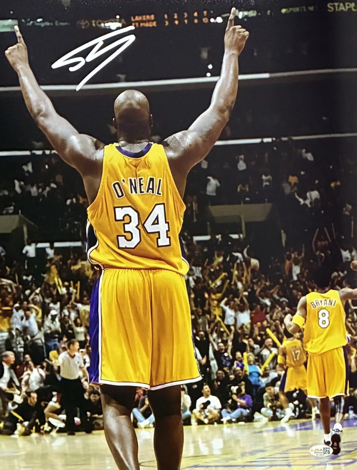 SHAQUILLE SHAQ O’NEAL AUTOGRAPHED 16×20 PHOTO JSA #6 LOS ANGELES LAKERS Shaquille O'Neal Photo 16x20-shaquille-shaq-oneal-16-20-6, Los Angeles Lakers, supplier stock photo