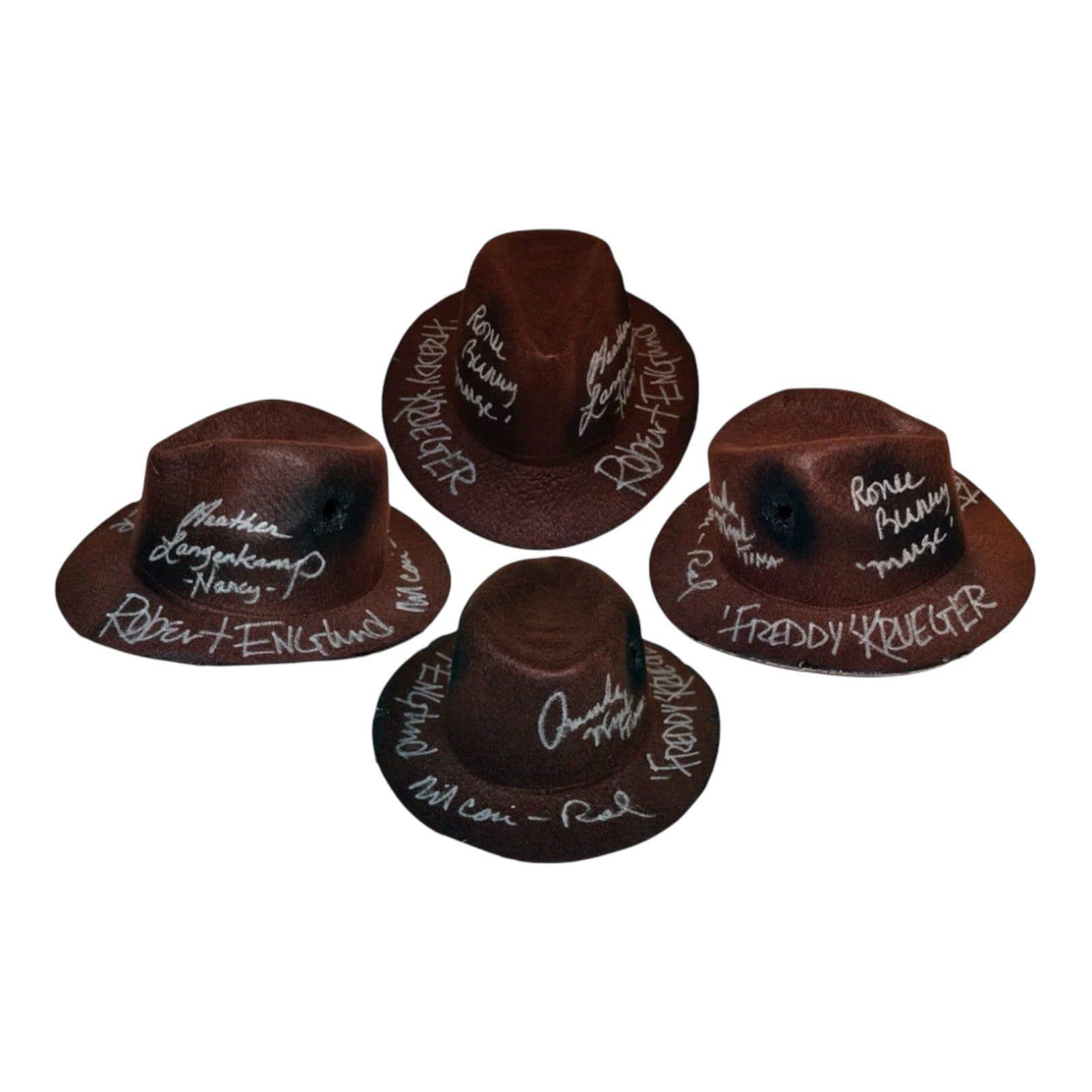 ROBERT ENGLUND FREDDY KRUEGER CAST SIGNED NIGHTMARE ON ELM ST FEDORA BECKETT Other robert-englund-freddy-krueger-cast-nightmare, supplier stock photo