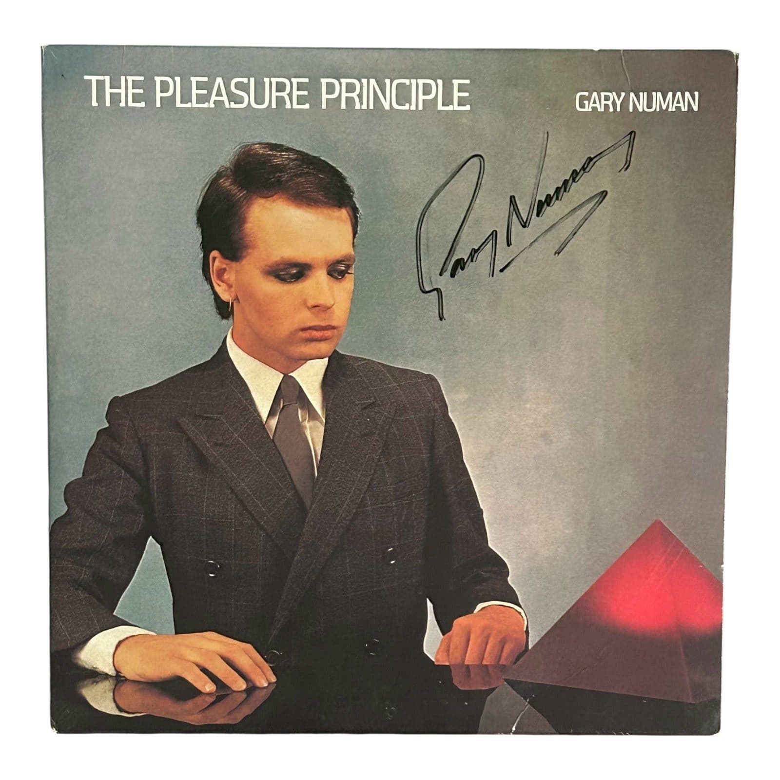 GARY NUNAN AUTOGRAPHED THE PLEASURE PRINCIPLE LP VINYL RECORD BECKETT BT20703 Gary Numan Other bt20703-gary-nunan-pleasure-principle-lp-vinyl, supplier stock photo