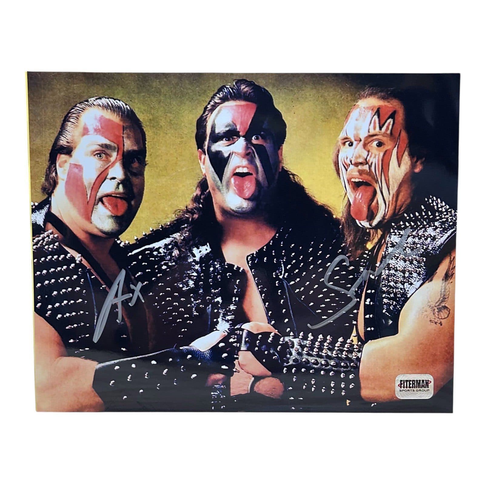 DEMOLITION AX & SMASH SIGNED 8×10 PHOTO FITERMAN SPORTS AUTHENTICATION #2 Photo 8x10-demolition-ax-smash-8-10-fiterman, supplier stock photo