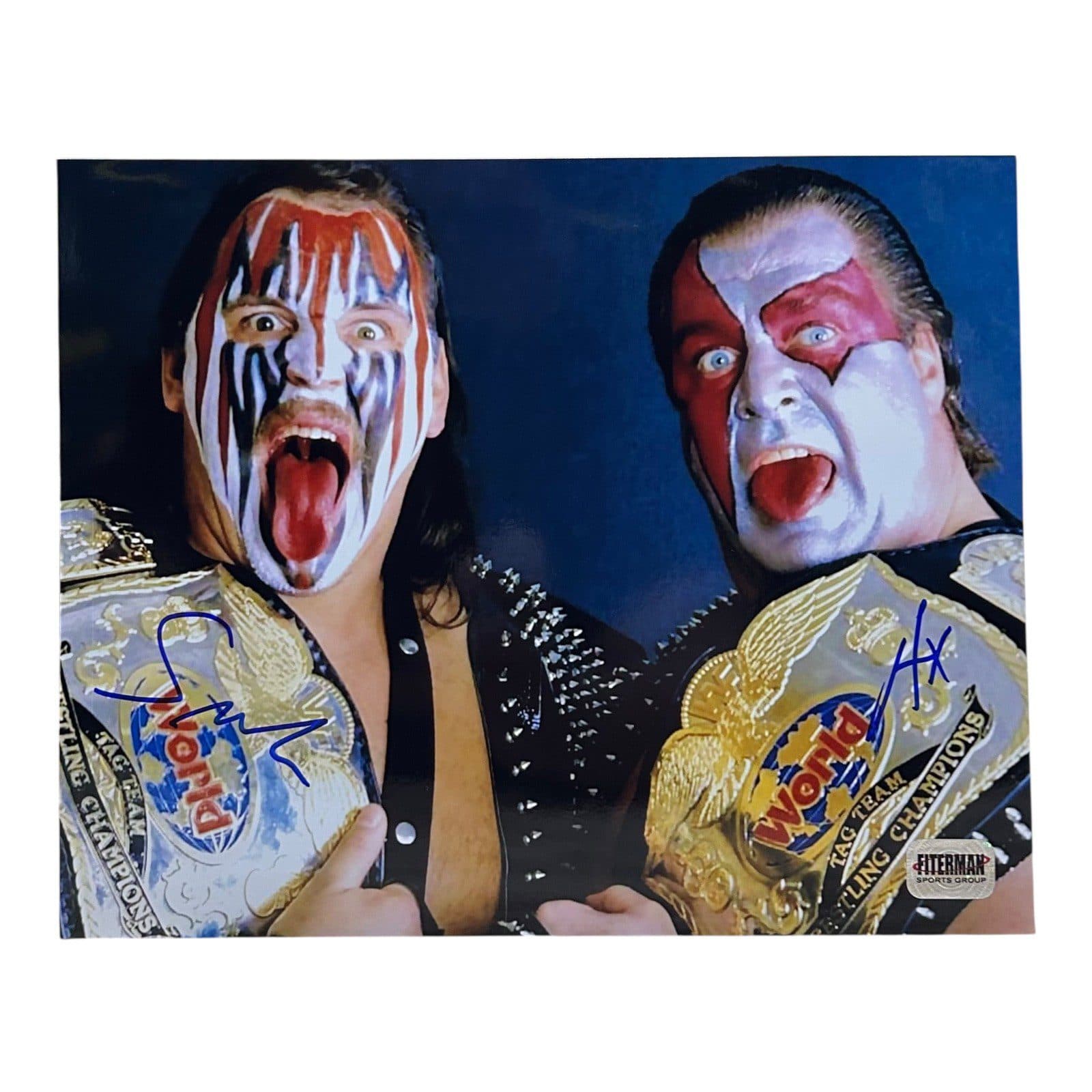 DEMOLITION AX & SMASH SIGNED 8×10 PHOTO FITERMAN SPORTS AUTHENTICATION #3 Photo 8x10-demolition-ax-smash-8-10-fiterman, supplier stock photo