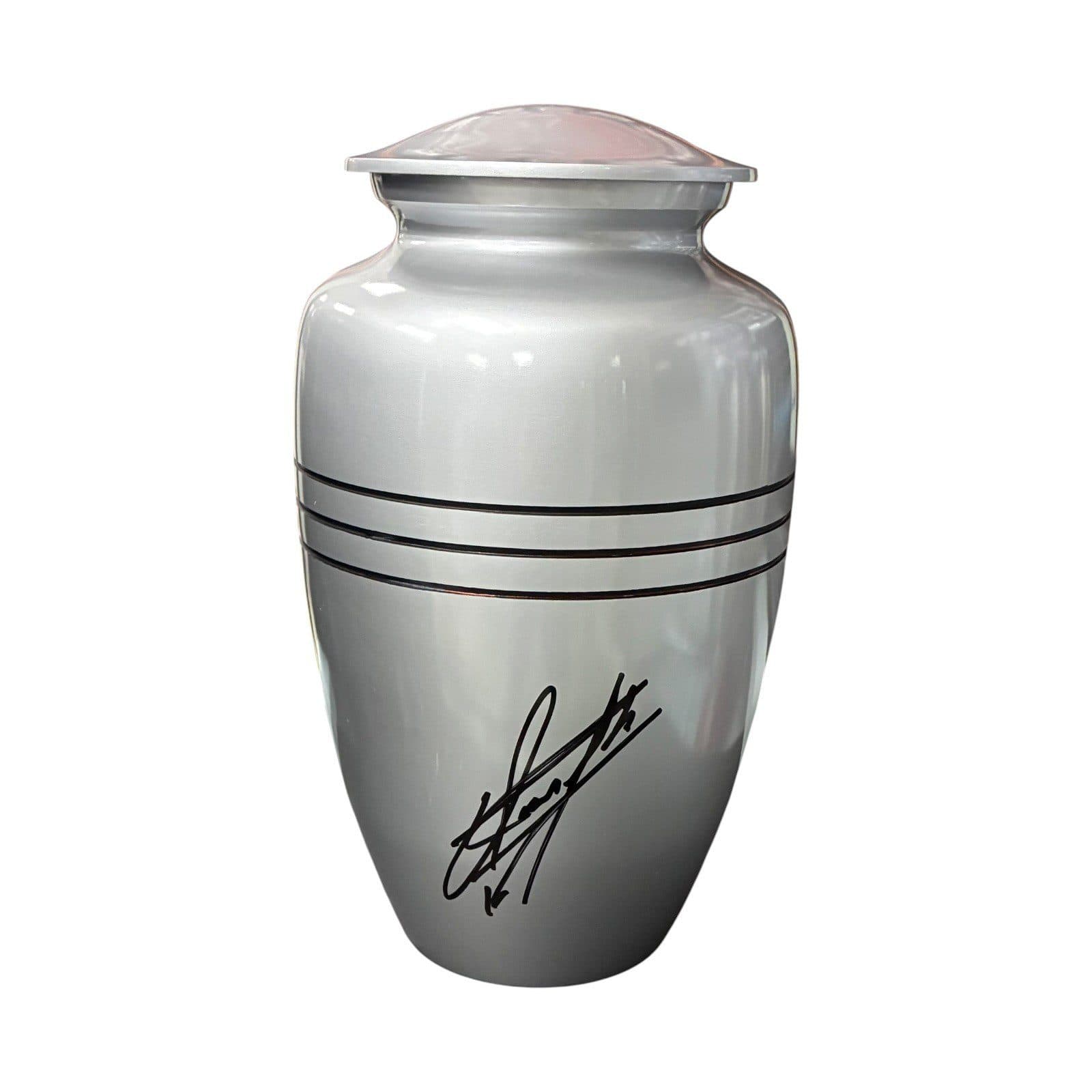 UNDERTAKER AUTOGRAPHED GRAY BLACK URN JSA AUTHENTICATED Undertaker Other undertaker-gray-black-urn, supplier stock photo