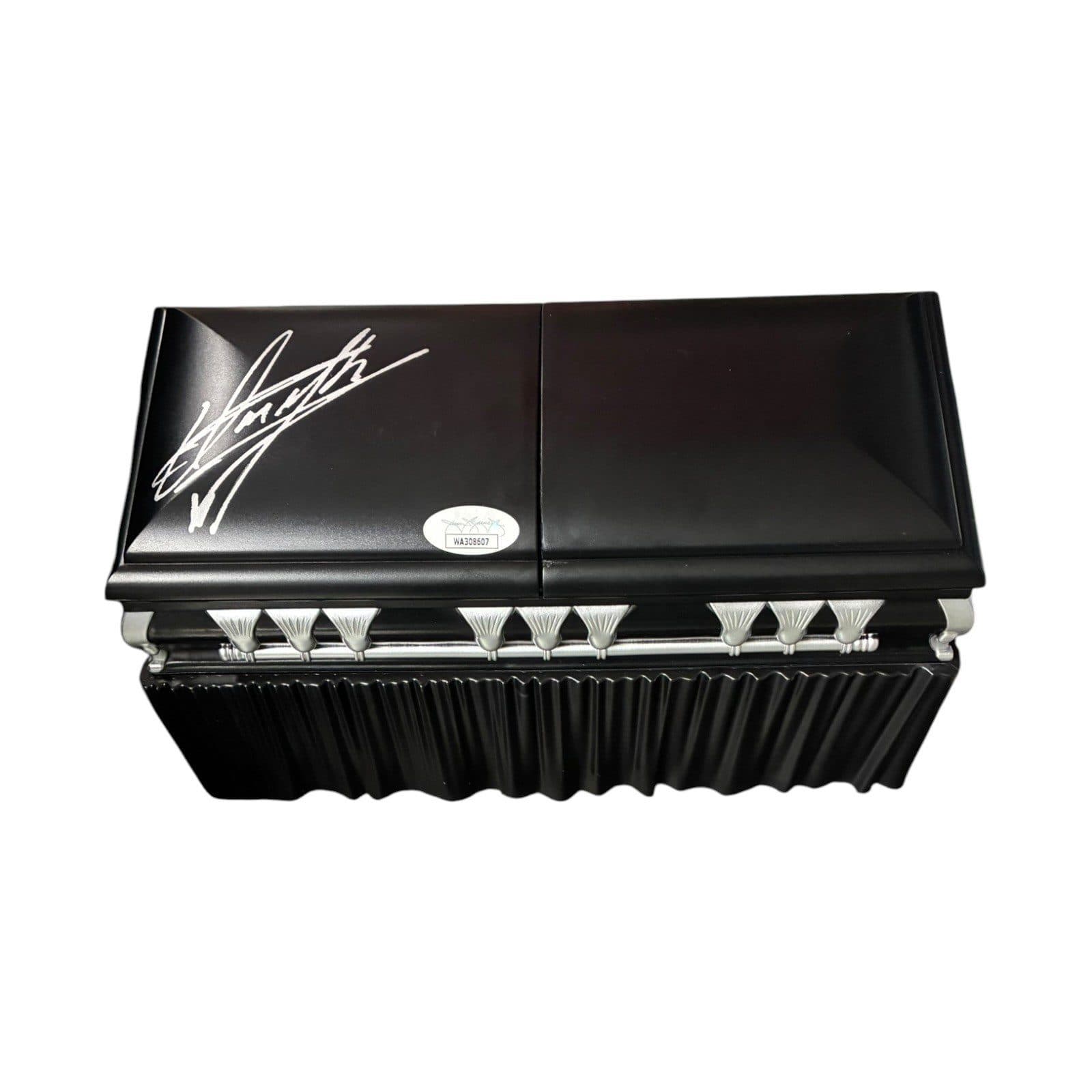 UNDERTAKER AUTOGRAPHED BLACK ACTION FIGURE CASKET JSA AUTHENTICATED Undertaker Other undertaker-black-action-figure-casket, supplier stock photo