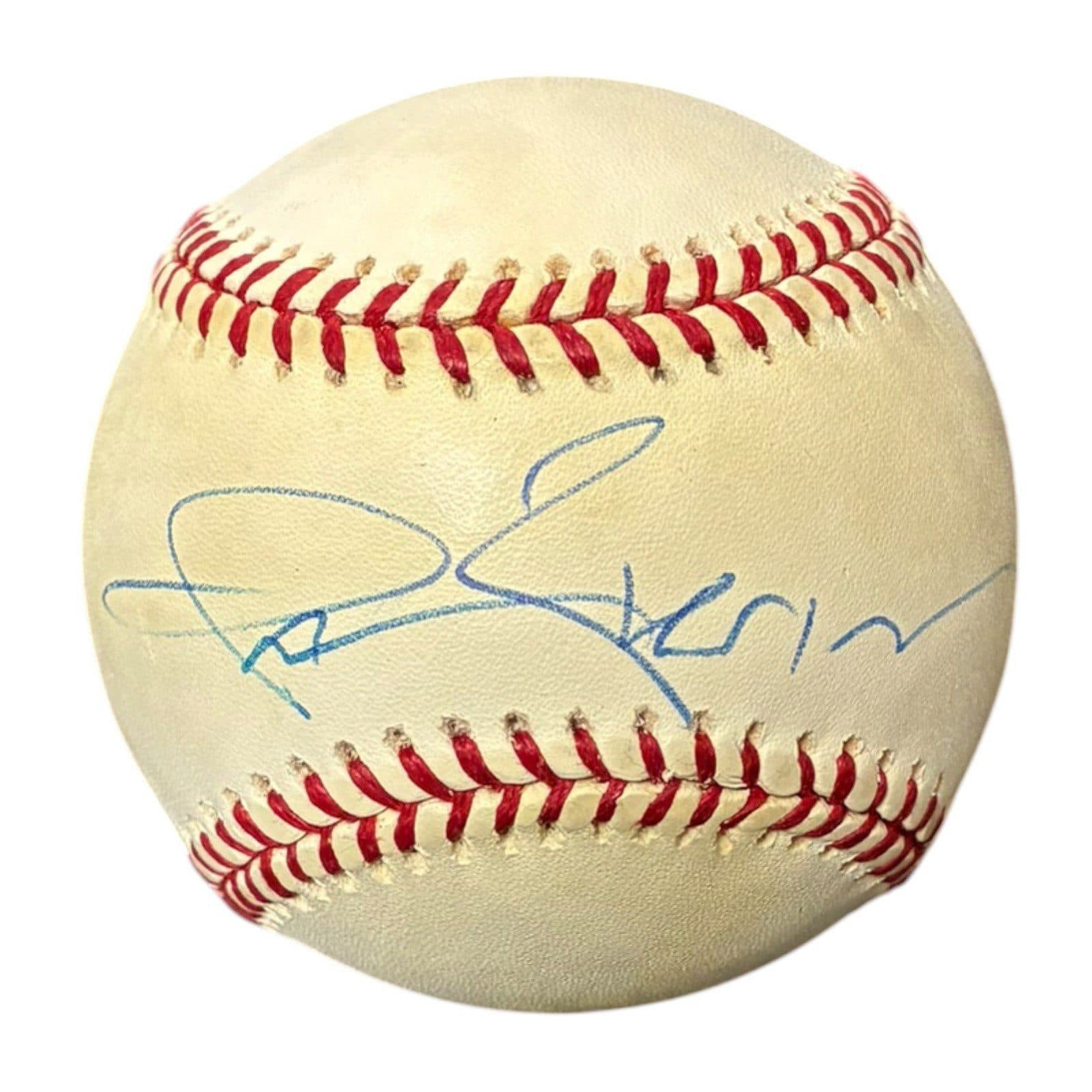 IAN ZIERING SIGNED OFFICIAL AMERICAN LEAGUE BASEBALL BECKETT B76812 90210 Ian Ziering Ball b76812-ian-ziering-american-league-baseball, supplier stock photo
