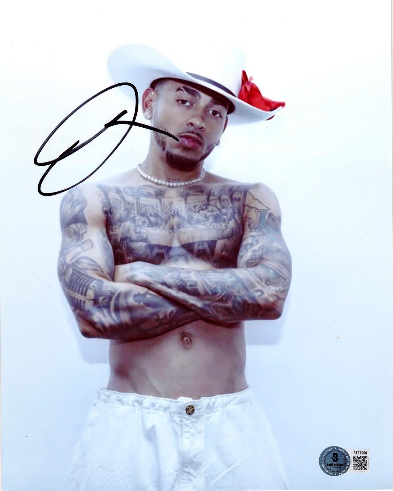 OZUNA AUTOGRAPHED 8×10 PHOTO BECKETT BT27968 REGGAETON Photo 8x10-bt27968, supplier stock photo