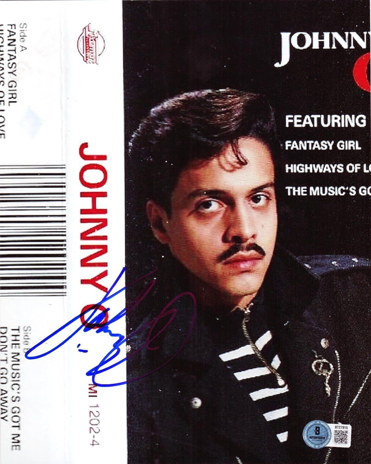 JOHNNY O AUTOGRAPHED 8×10 PHOTO BECKETT BT27915 SINGER “FANTASY GIRL” Johnny O Photo 8x10-bt27915, supplier stock photo