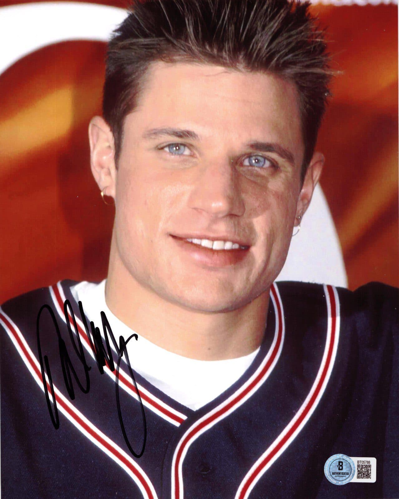 NICK LACHEY AUTOGRAPHED 8×10 PHOTO BECKETT BT05788 SINGER Nick Lachey Photo 8x10-bt05788, supplier stock photo