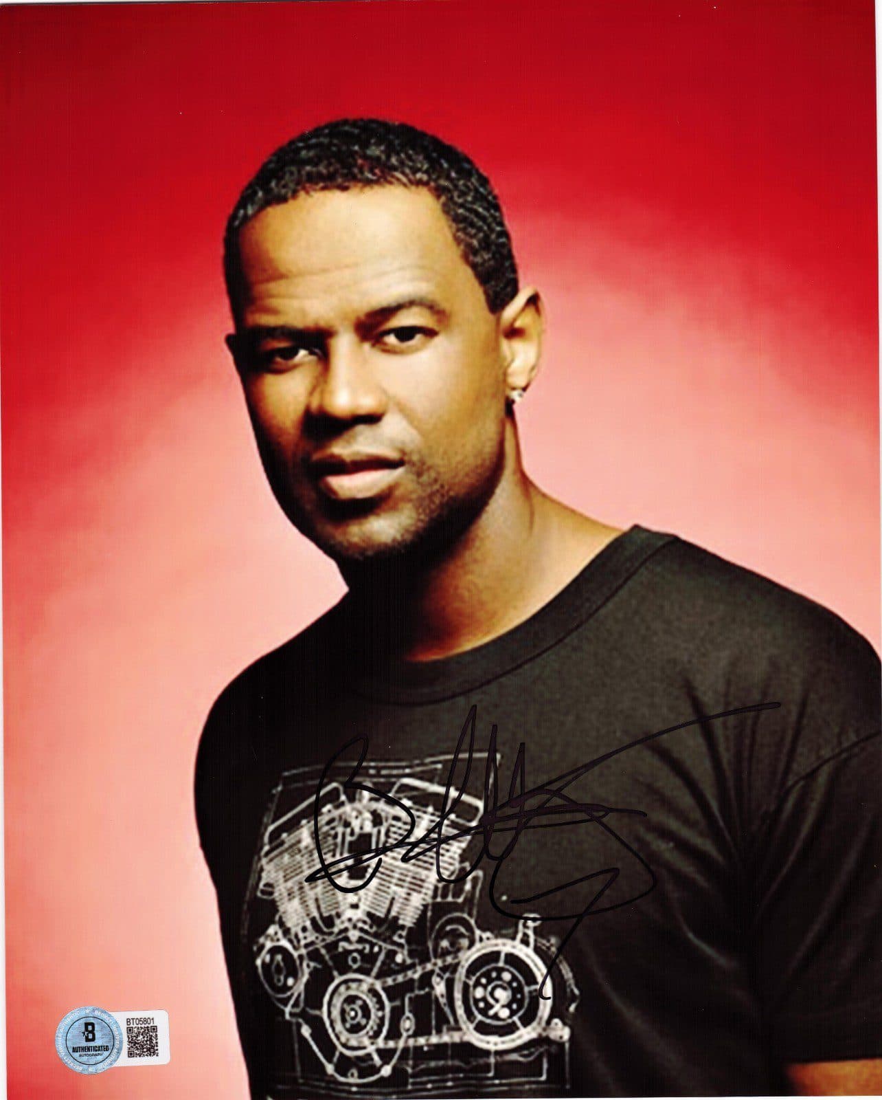 BRIAN MCKNIGHT AUTOGRAPHED 8×10 PHOTO BECKETT BT05801 R&B SINGER Brian McKnight Photo 8x10-bt05801, supplier stock photo