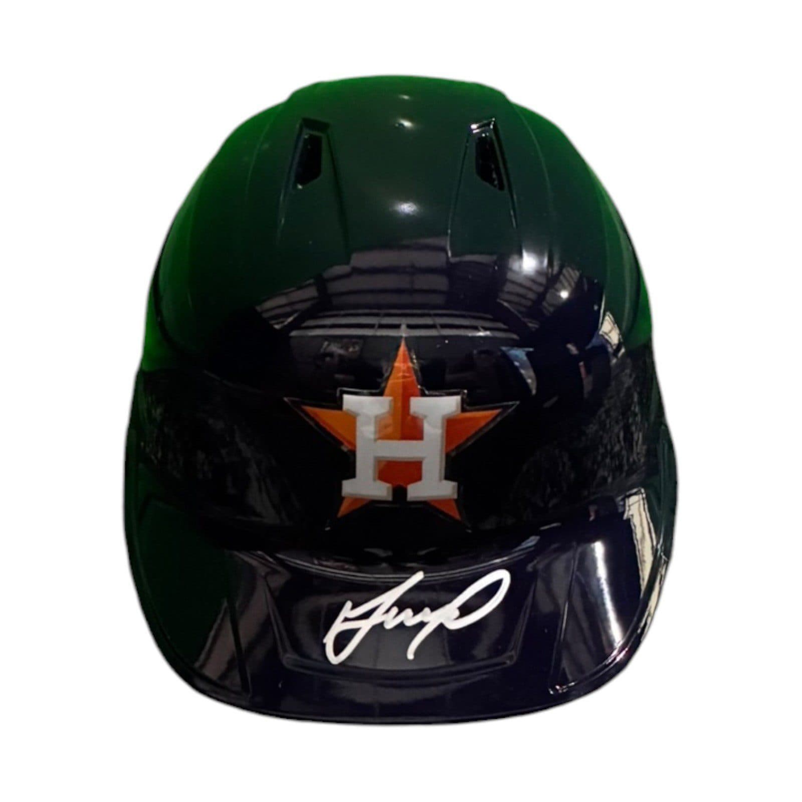 JOSE ALTUVE AUTOGRAPHED HOUSTON ASTROS FULL SIZE REPLICA BLUE HELMET JSA Jose Altuve Helmet jose-altuve-full-size-replica-blue, Houston Astros, supplier stock photo