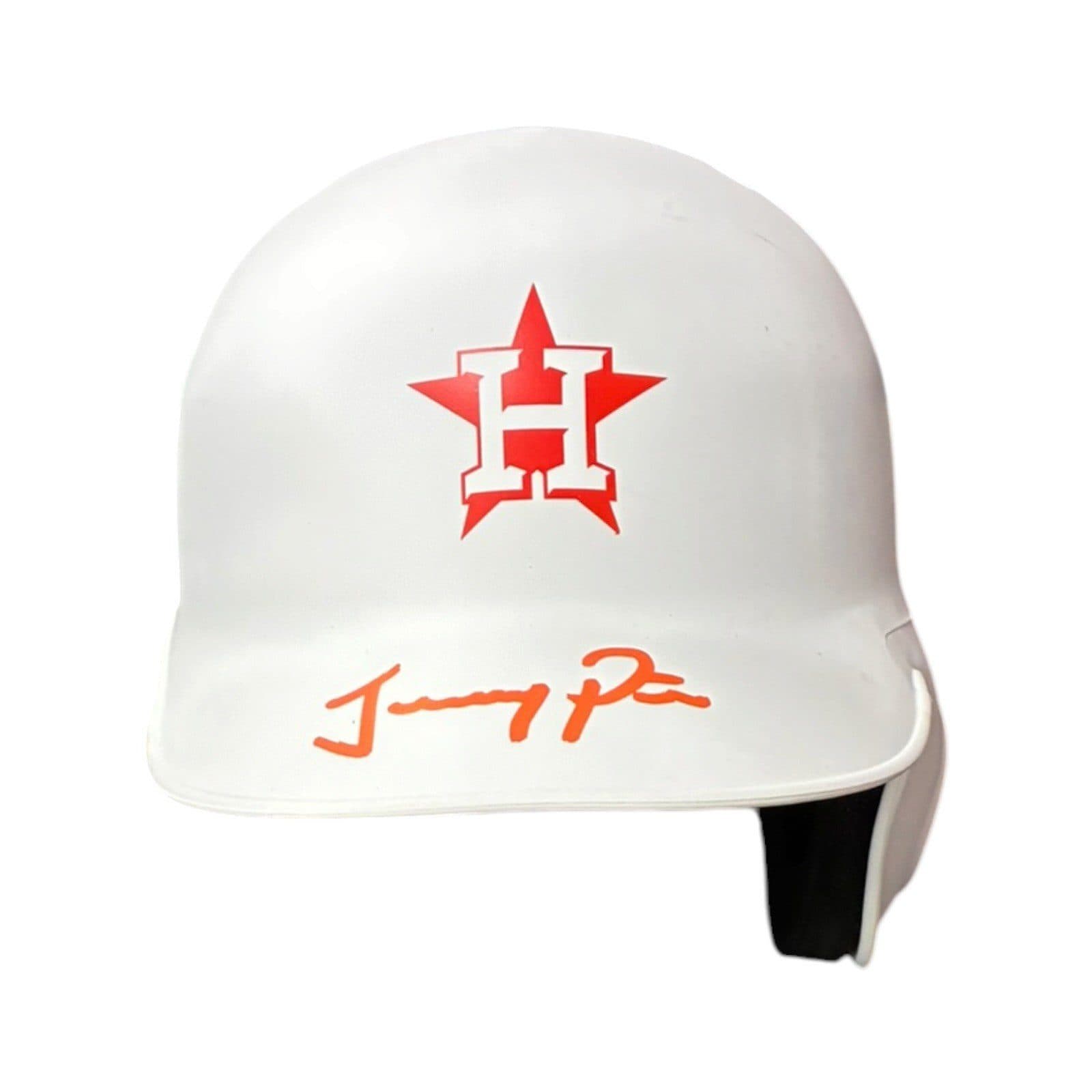 JEREMY PENA AUTOGRAPHED HOUSTON ASTROS MINI WHITE HELMET JSA AUTHENTICATION Jeremy Peña Helmet jeremy-pena-mini-white, Houston Astros, supplier stock photo