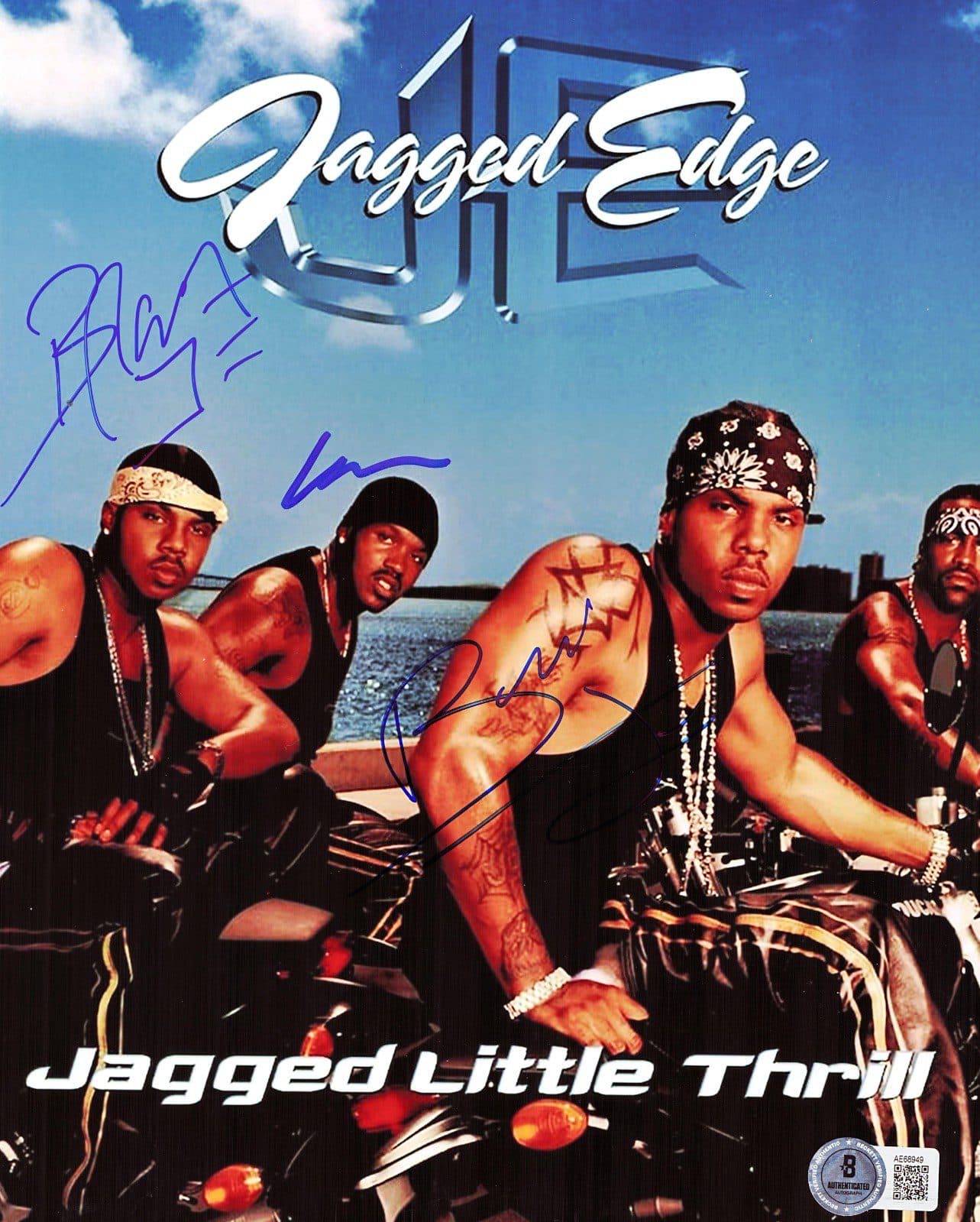 JAGGED EDGE SIGNED 8×10 PHOTO BAS AE68949 BRIAN & BRANDON CASEY RICHARD WINGO Jagged Edge Photo 8x10-ae68949, supplier stock photo