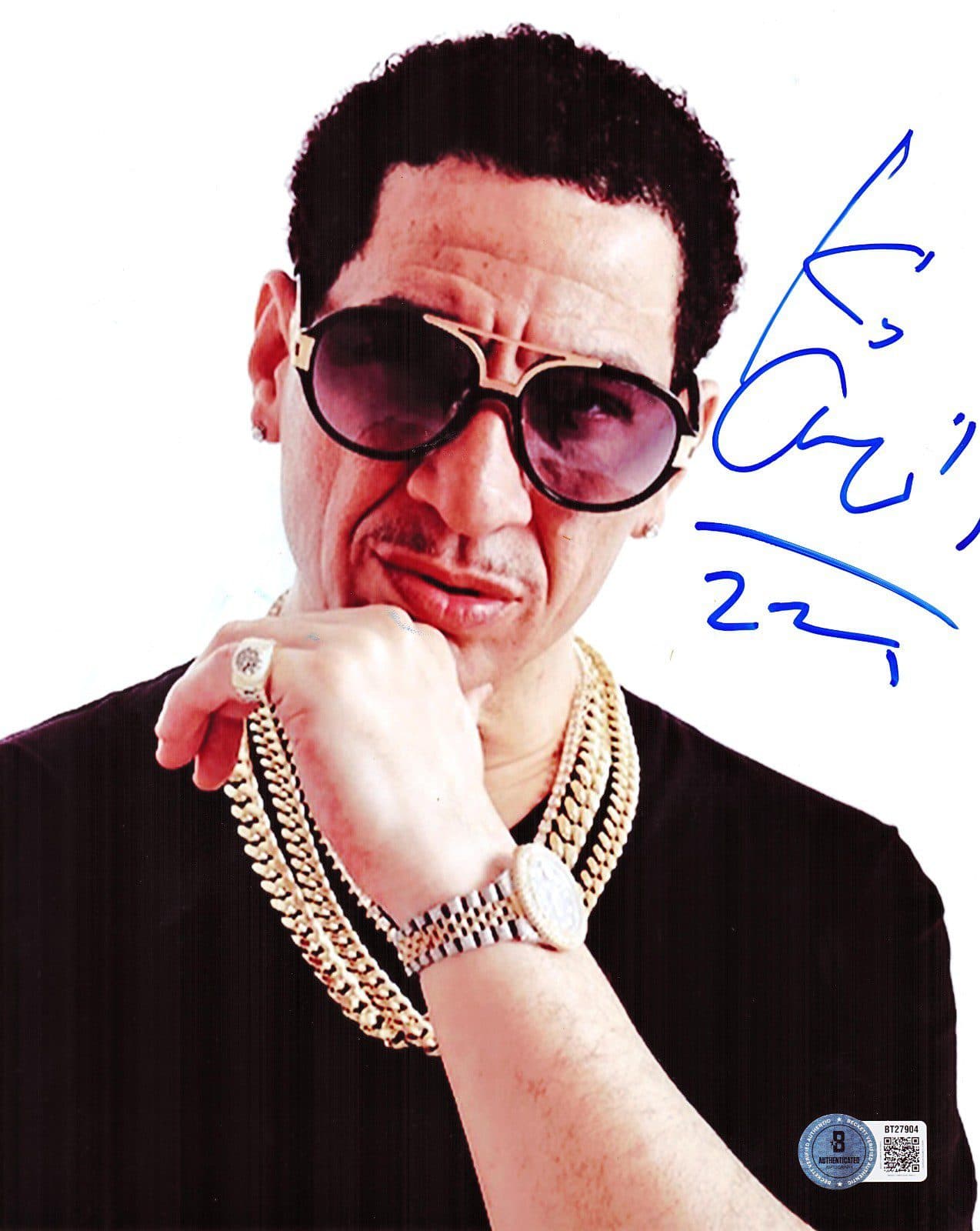 KID CAPRI SIGNED 8×10 PHOTO BECKETT BT27904 HIP HOP RAP DJ Kid Capri Photo 8x10-bt27904, supplier stock photo