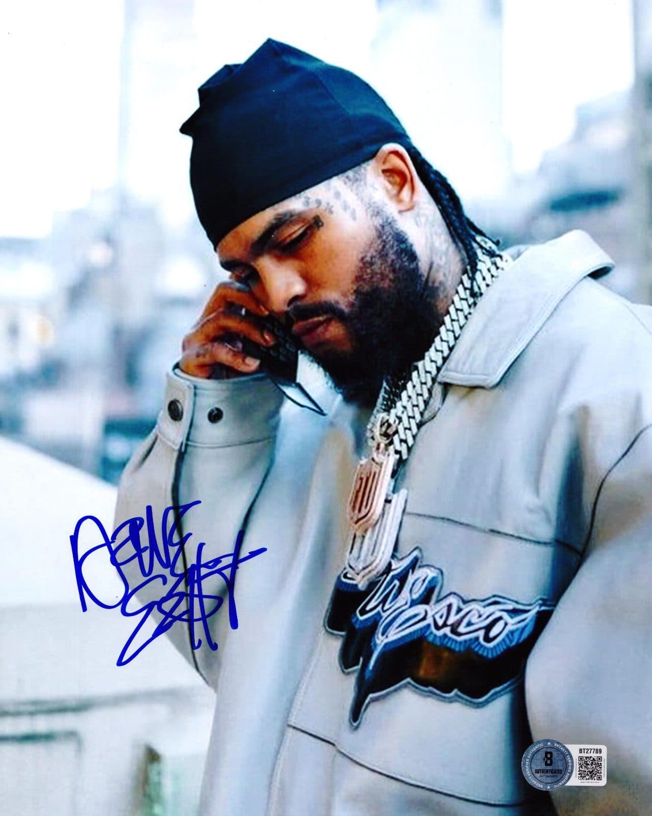 DAVE EAST 8×10 SIGNED PHOTO BECKETT BT27789 RAPPER HIP HOP ARTIST Photo 8x10-bt27789, supplier stock photo