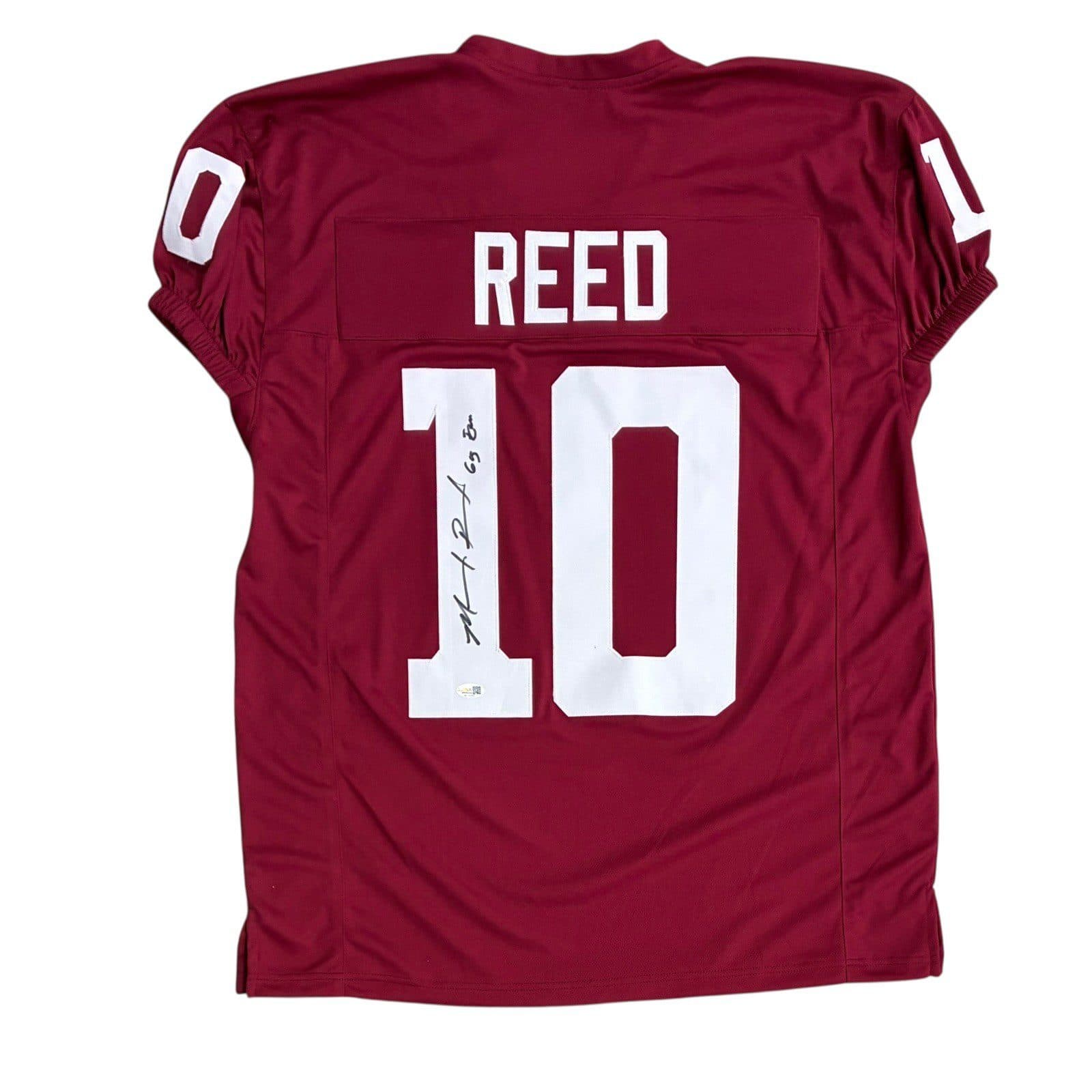 MARCEL REED SIGNED CUSTOM MAROON JERSEY JSA Gig Em Marcel Reed Jersey marcel-reed-maroon-gig-em, supplier stock photo