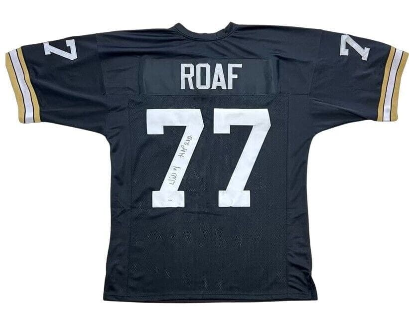 Willie Roaf Signed Autographed Black Jersey JSA Authenticated Willie Roaf Jersey willie-roaf-black, supplier stock photo